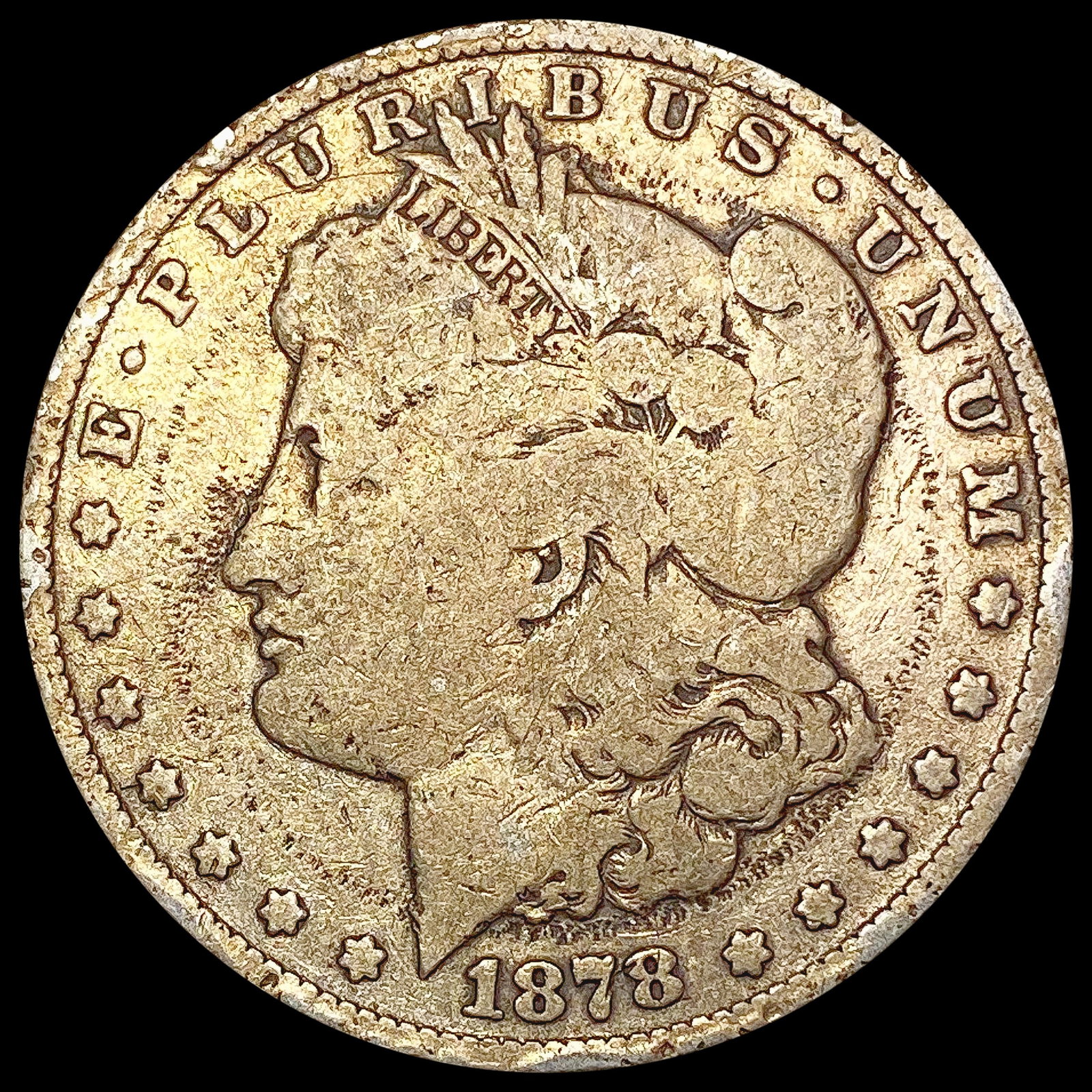 1878-CC Morgan Silver Dollar NICELY CIRCULATED: 1878-CC Morgan Silver Dollar NICELY CIRCULATED