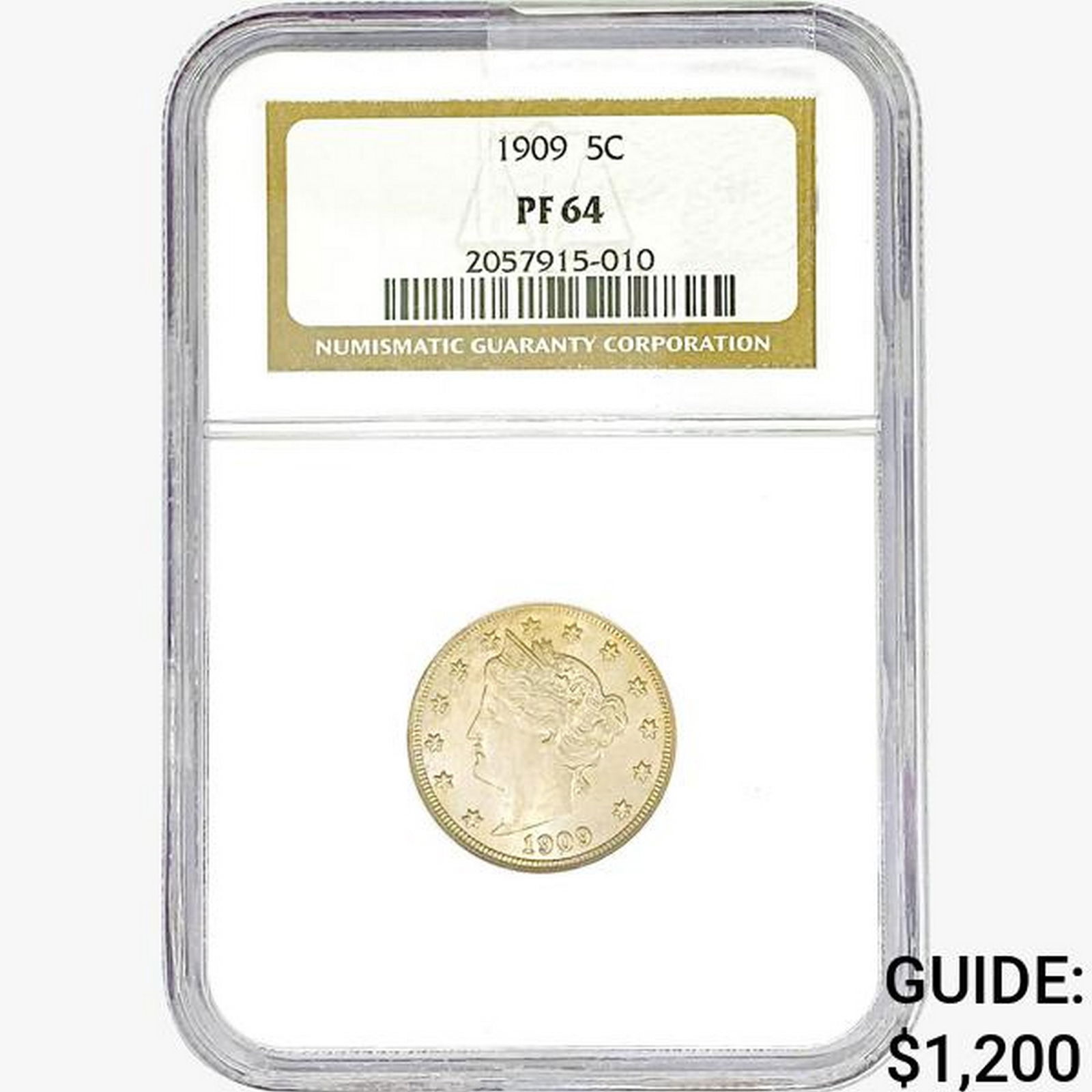 1909 Liberty Victory Nickel NGC PF64 (1 of 2)