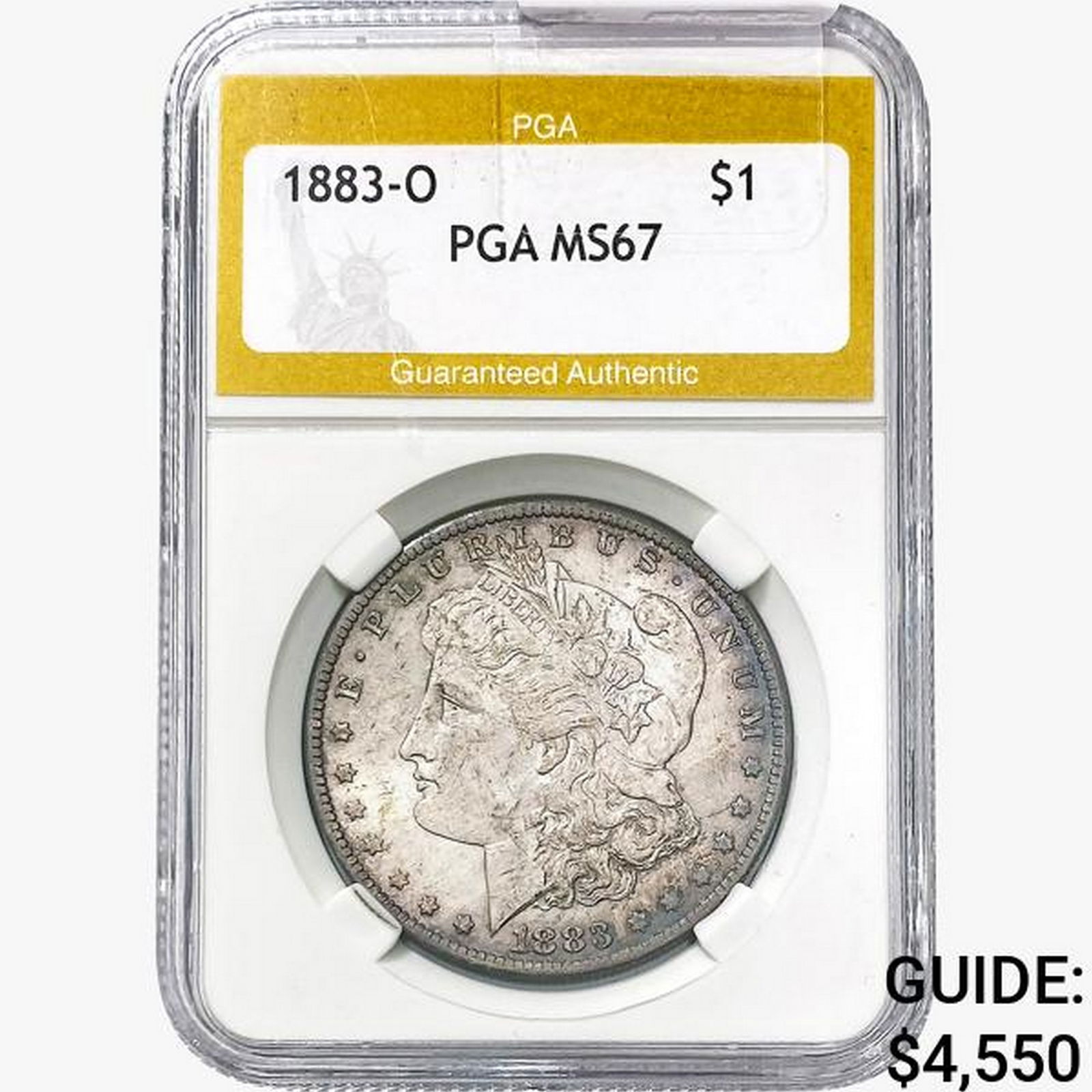 1883-O Morgan Silver Dollar PGA MS67 (1 of 2)