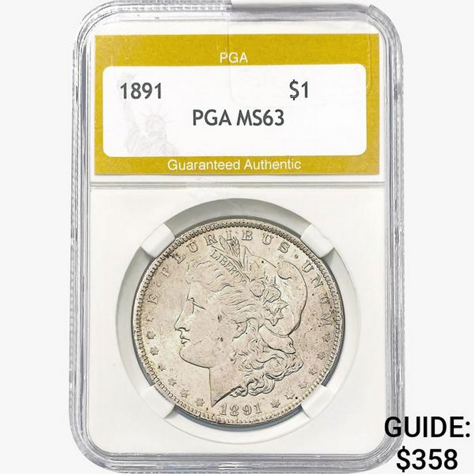 1891 Morgan Silver Dollar PGA MS63 (1 of 2)