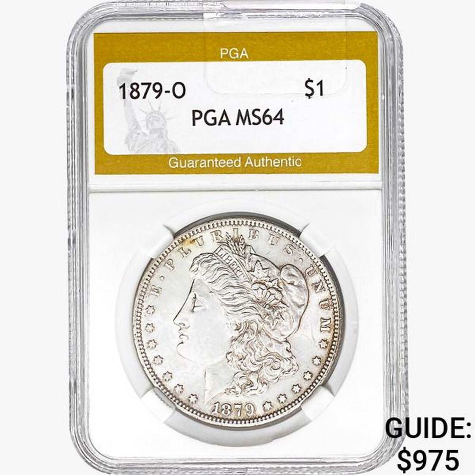 1879-O Morgan Silver Dollar PGA MS64 (1 of 2)