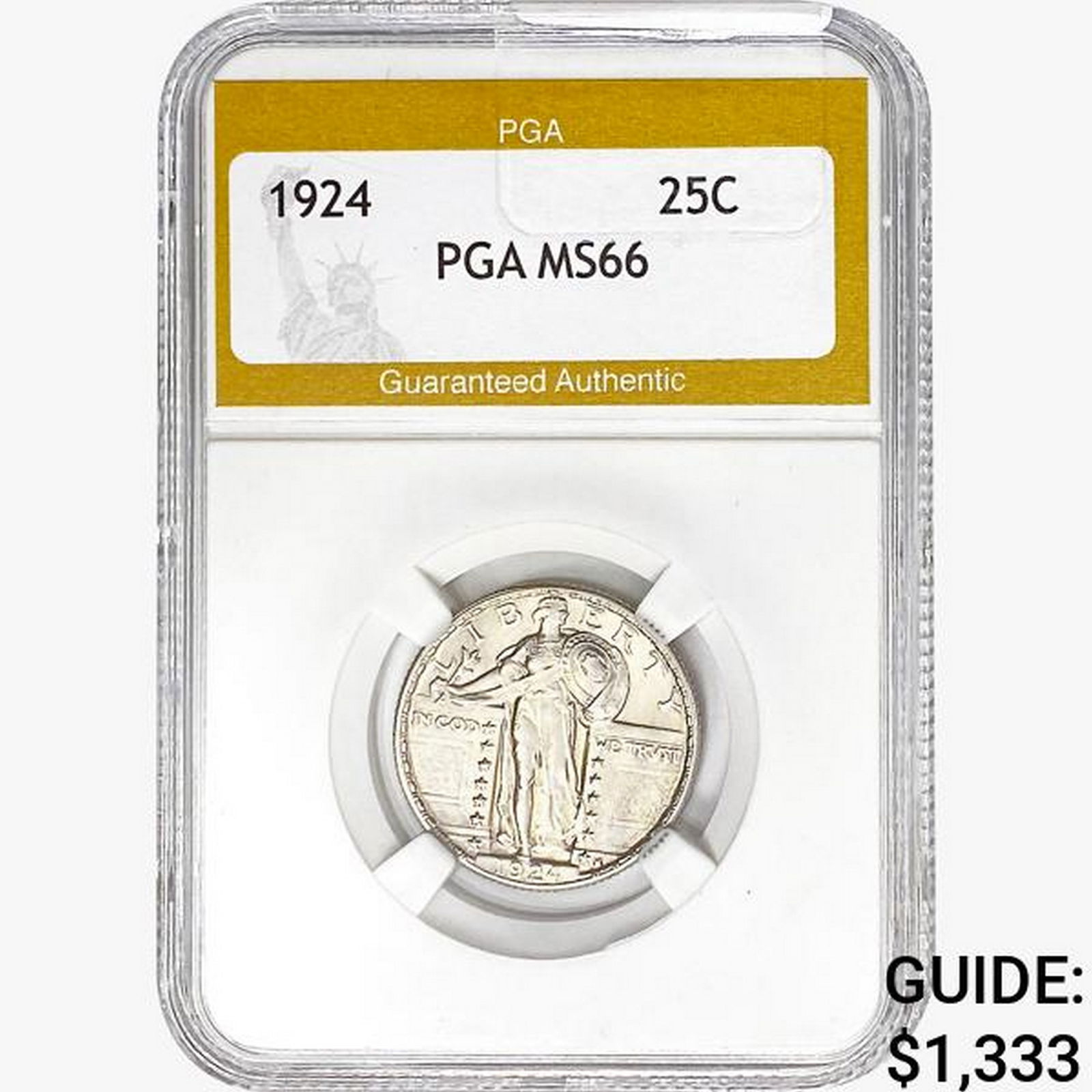 1924 Standing Liberty Quarter PGA MS66 (1 of 2)