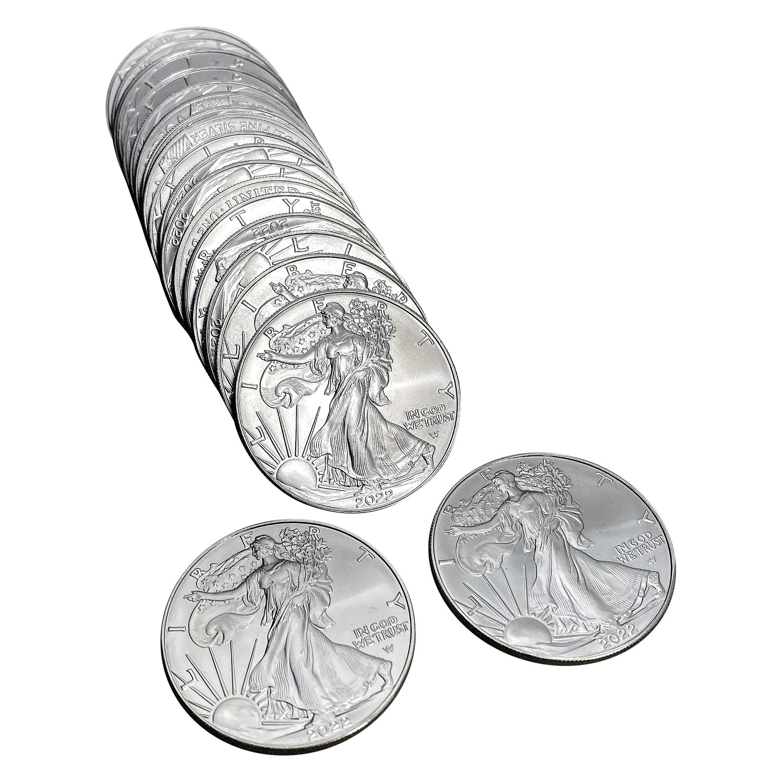 [20] 2022 Ty II Silver Eagle Roll (1 of 4)