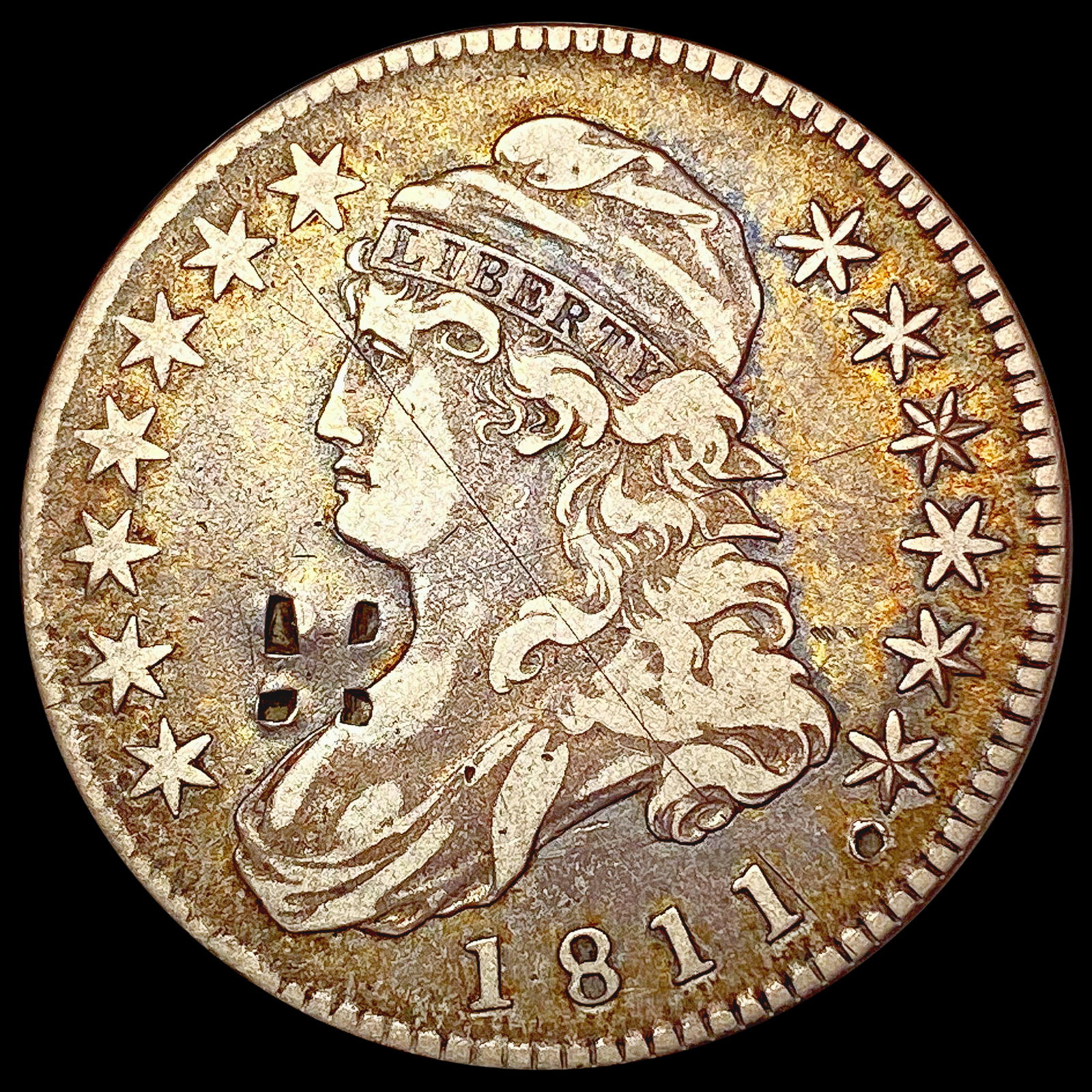 1811 Capped Bust Half Dollar NICELY CIRCULATED (1 of 2)