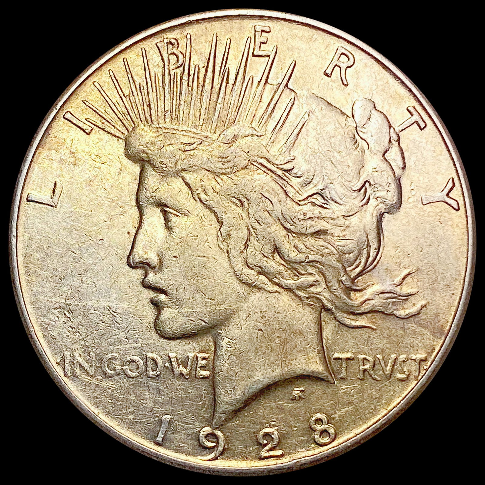 1928-S Silver Peace Dollar LIGHTLY CIRCULATED (1 of 2)