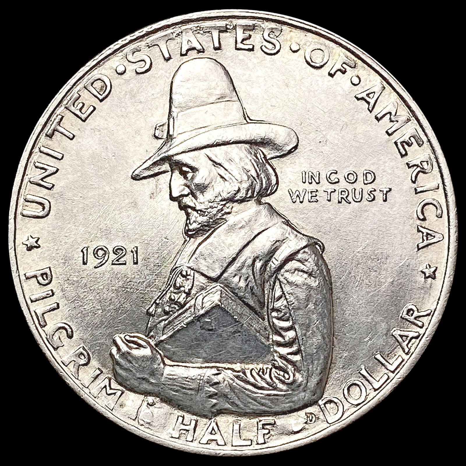 1921 Pilgrim Half Dollar UNCIRCULATED (1 of 2)