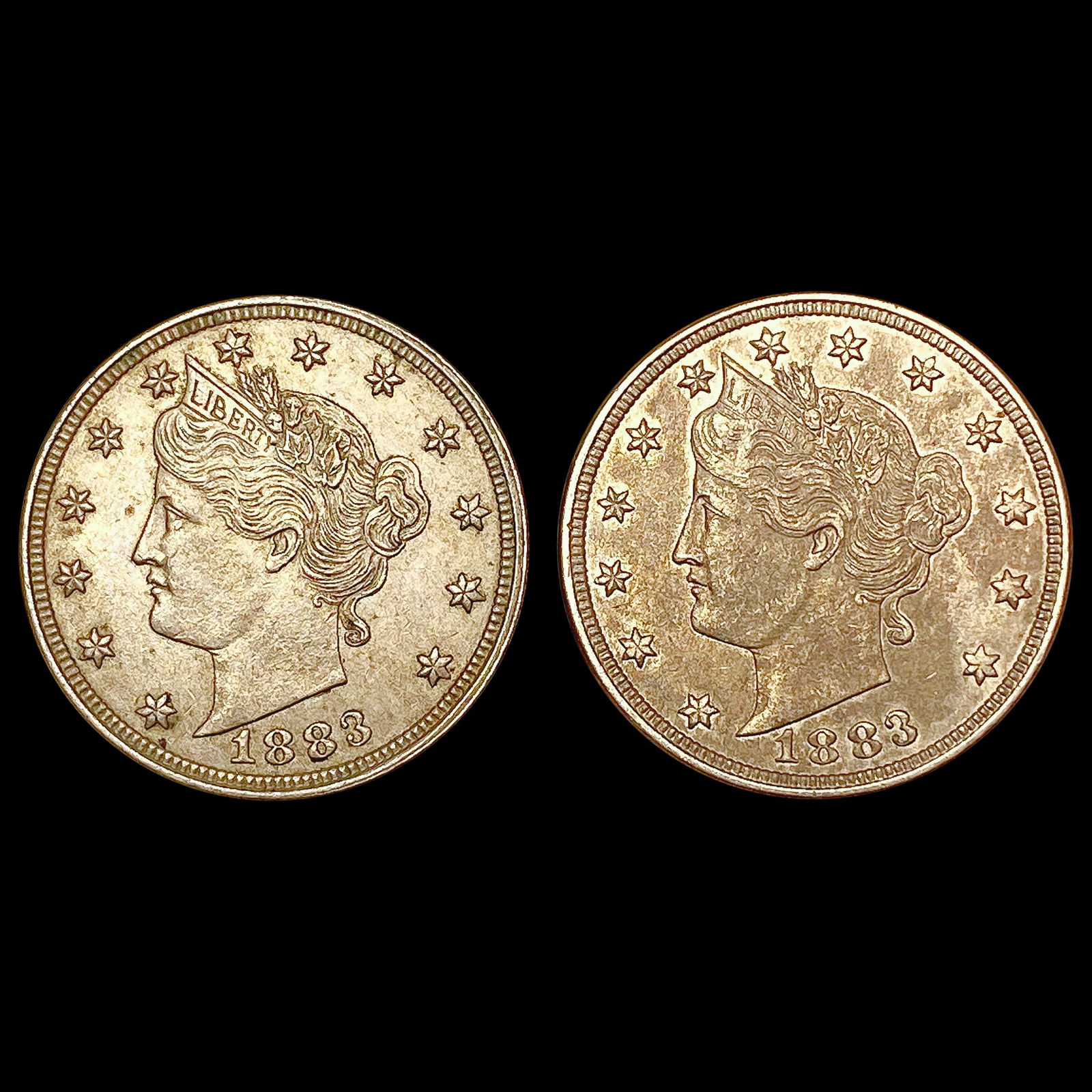 [2] 1883 No Cents Liberty Victory Nickel CLOSELY UNCIRCULATED (1 of 2)