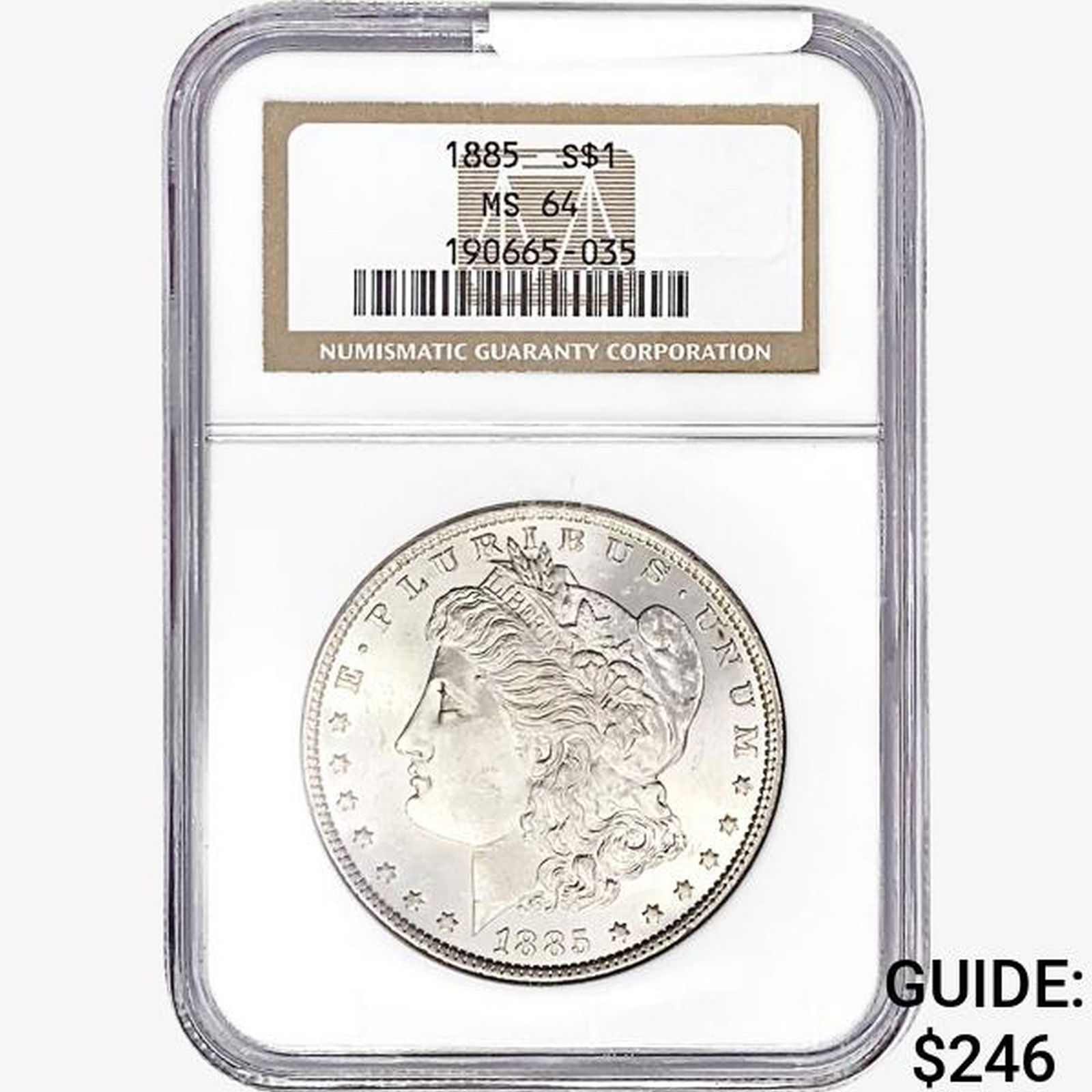 1885 Morgan Silver Dollar NGC MS64 (1 of 2)