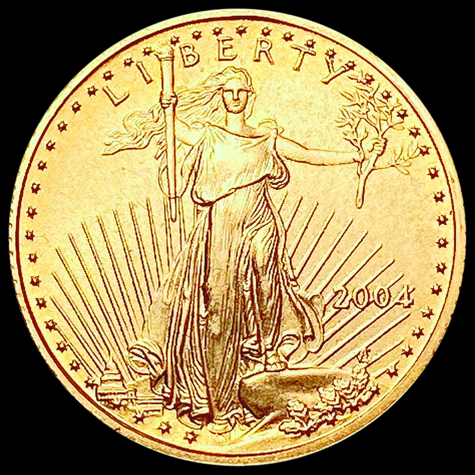2004 US 1/10oz Gold Eagle SUPERB GEM BU (1 of 2)