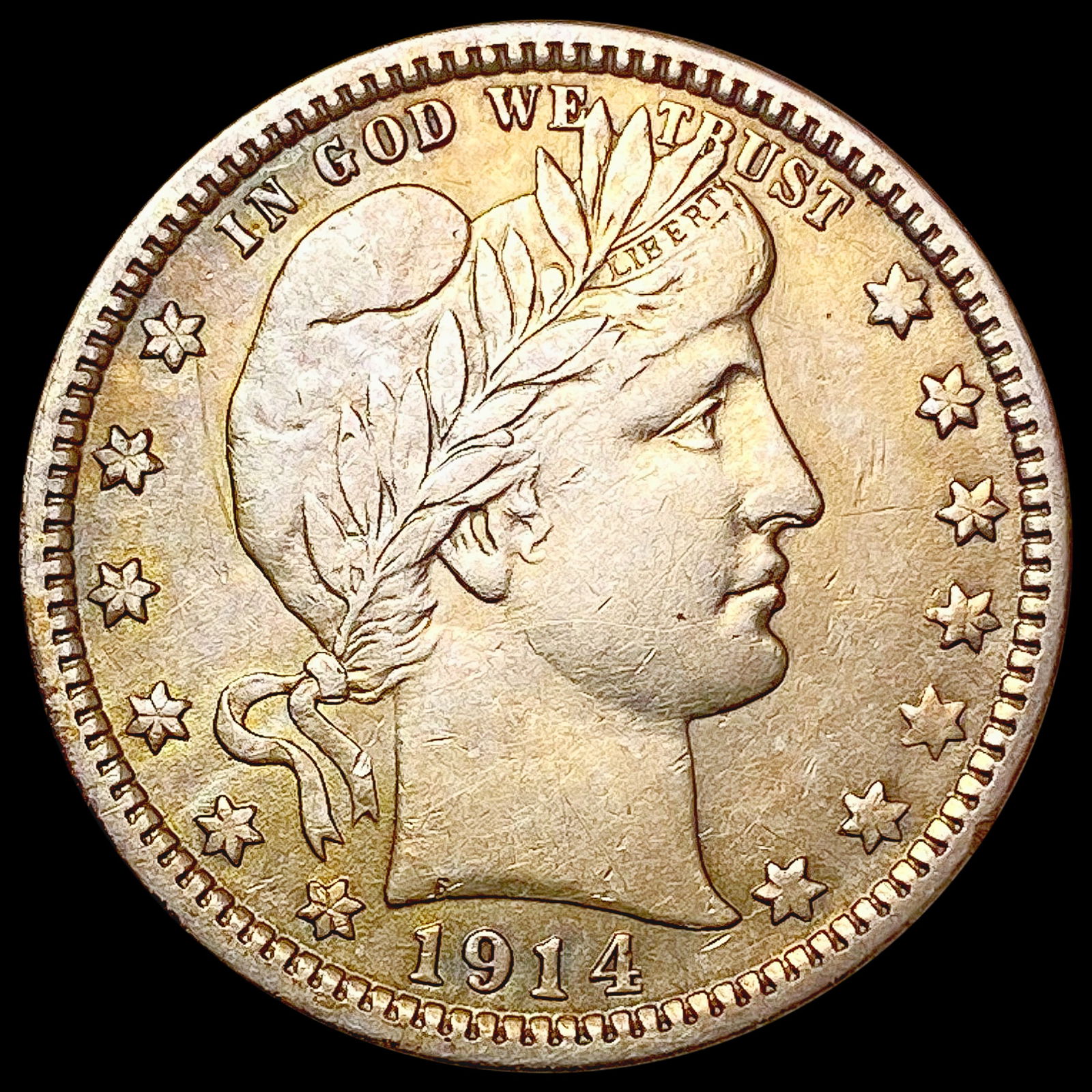 1914 Barber Quarter NEARLY UNCIRCULATED (1 of 2)