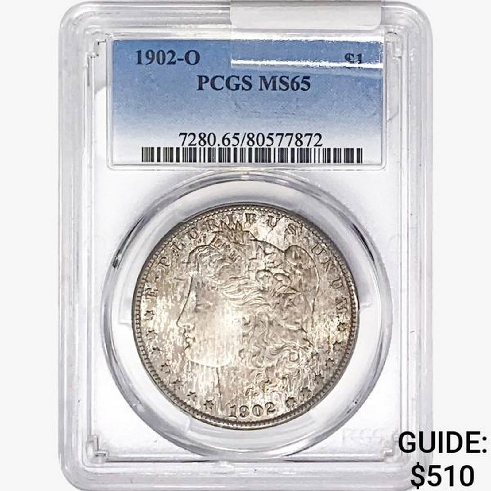 1902-O Morgan Silver Dollar PCGS MS65 (1 of 2)