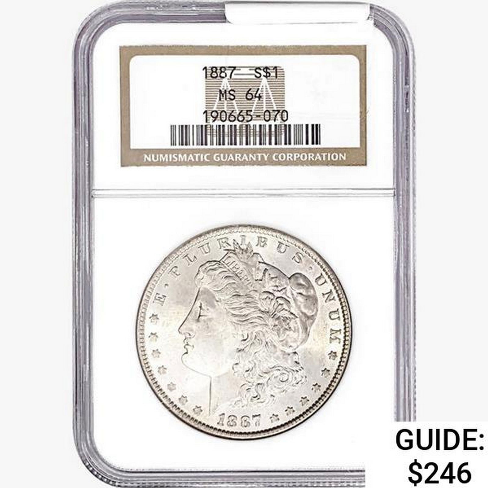 1887 Morgan Silver Dollar NGC MS64 (1 of 2)
