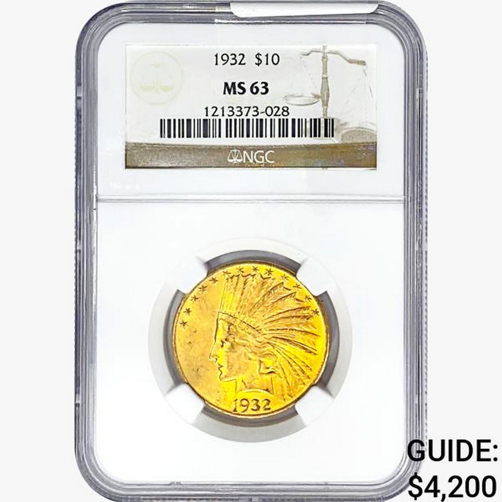 1932 $10 Gold Eagle NGC MS63 (1 of 2)
