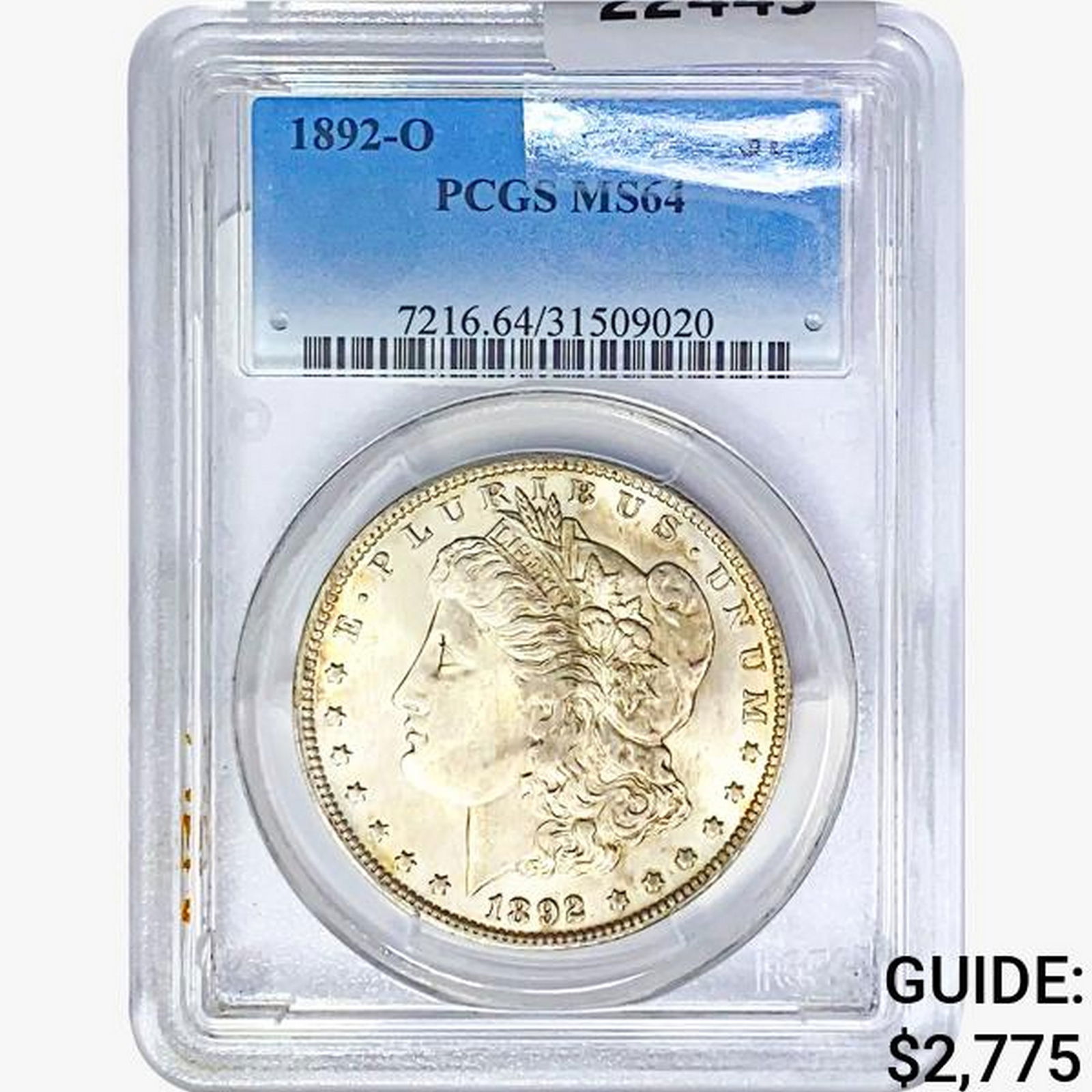 1892-O Morgan Silver Dollar PCGS MS64 (1 of 2)