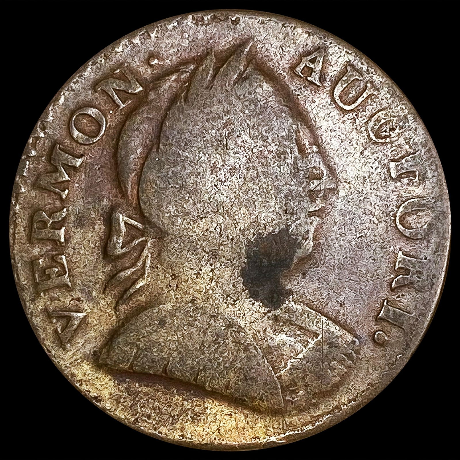 1798 Vermont Colonial Bust Coin NICELY CIRCULATED (1 of 2)