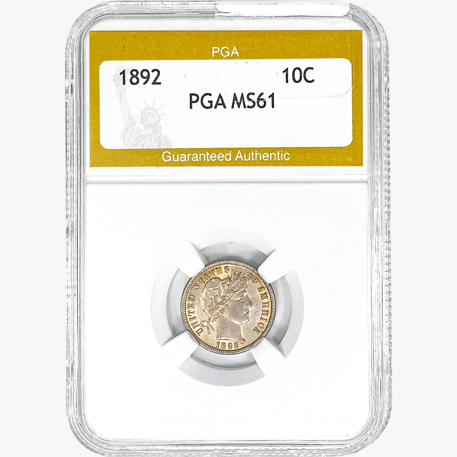 1892 Barber Dime PGA MS61 (1 of 2)