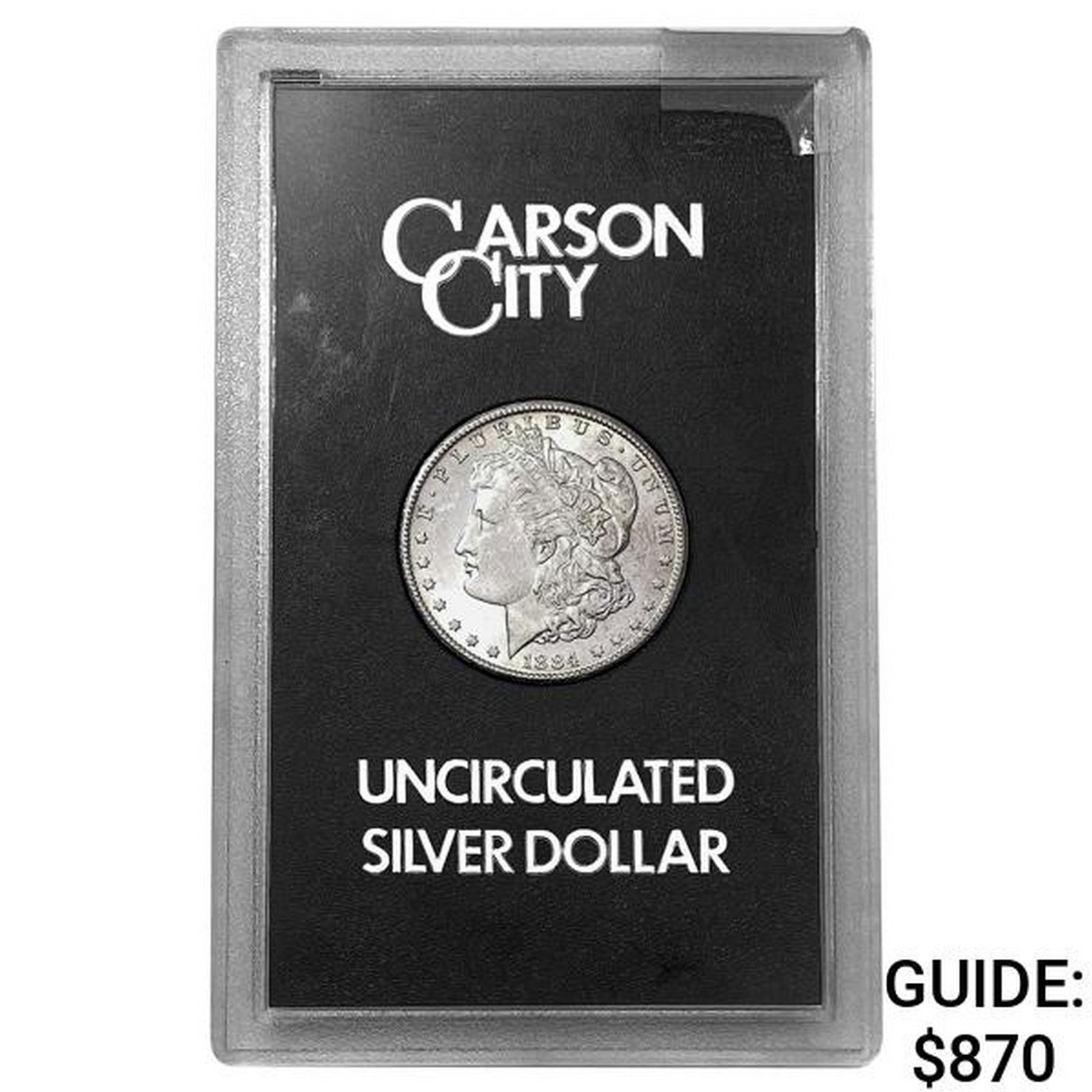 1884 Carson City Silver Morgan Dollar Uncirculated (1 of 2)