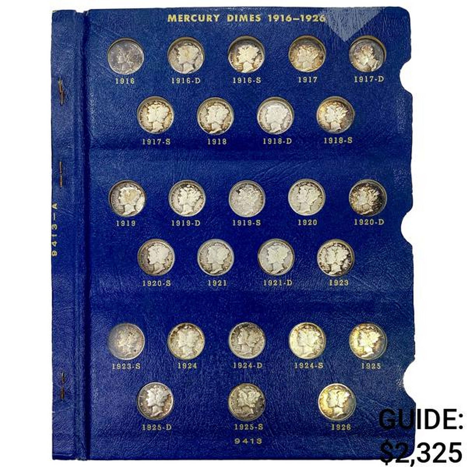 [78]1916-1945 Mercury Dimes Album (1 of 7)