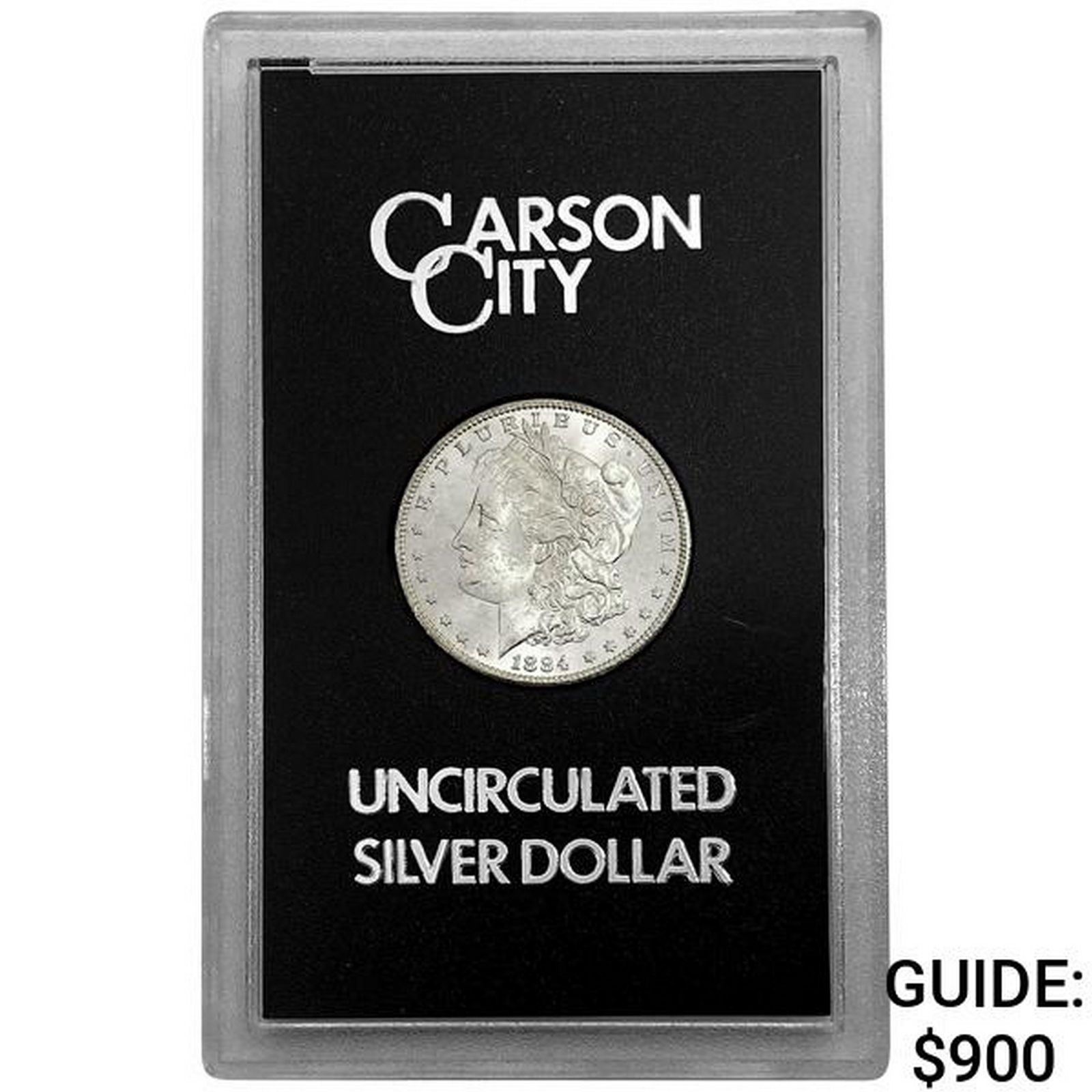 1884 Carson City Silver Morgan Dollar Uncirculated (1 of 2)