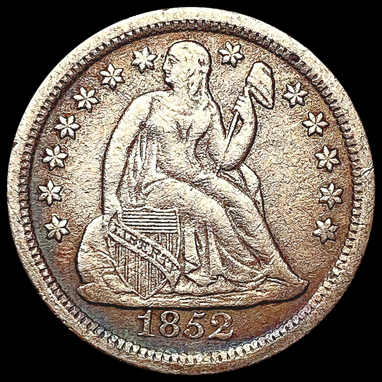 1852-O Seated Liberty Dime CLOSELY UNCIRCULATED (1 of 2)