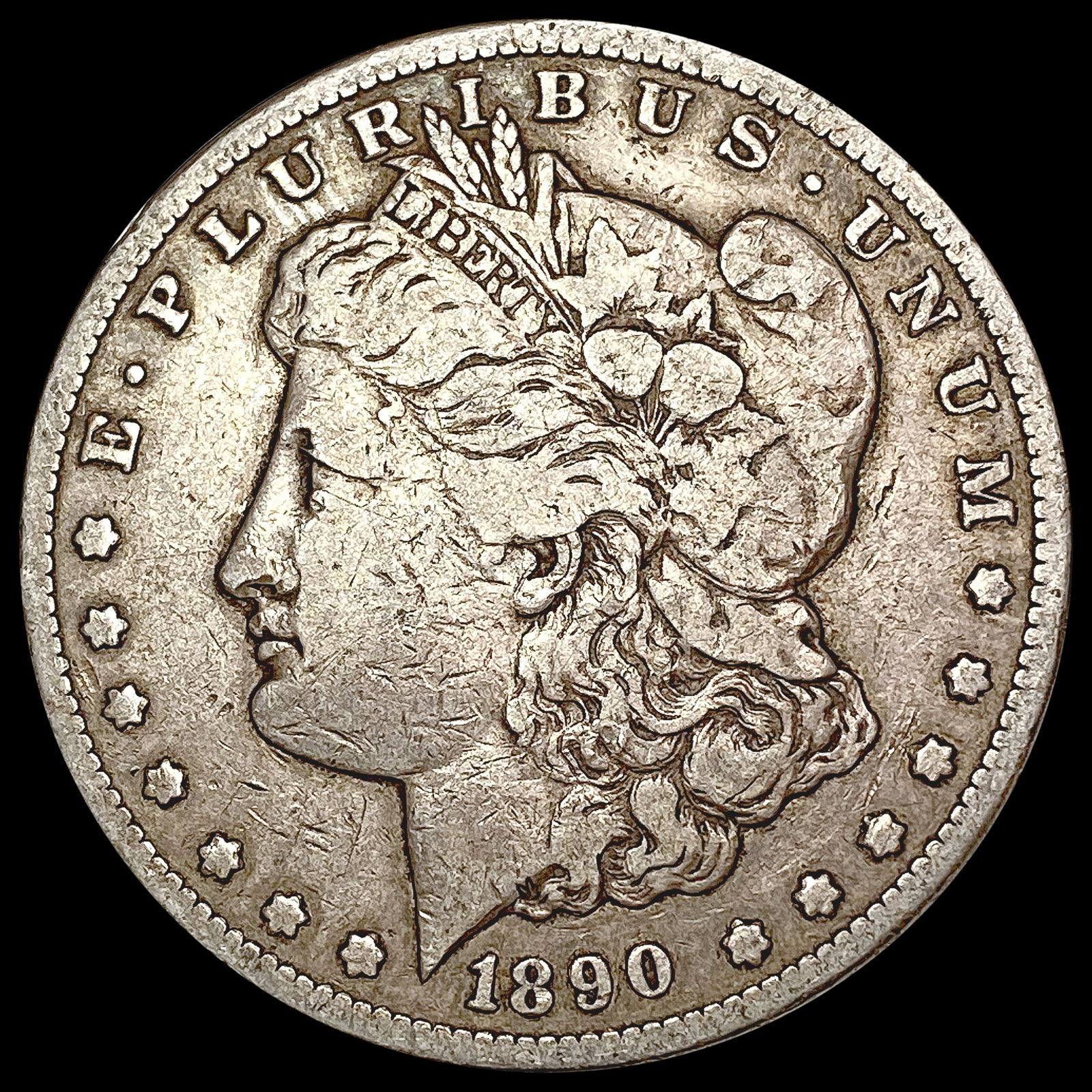 1890-CC Morgan Silver Dollar NICELY CIRCULATED (1 of 2)