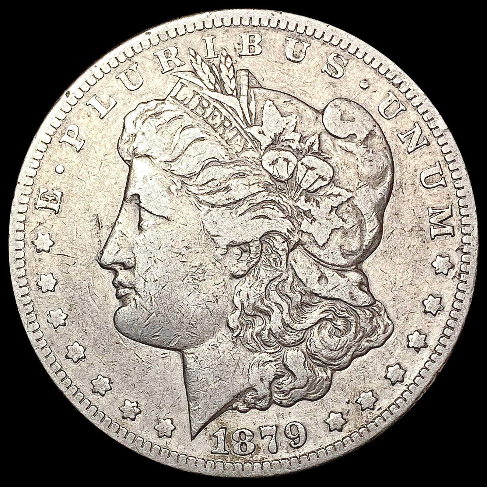 1879-CC Morgan Silver Dollar LIGHTLY CIRCULATED: 1879-CC Morgan Silver Dollar LIGHTLY CIRCULATED