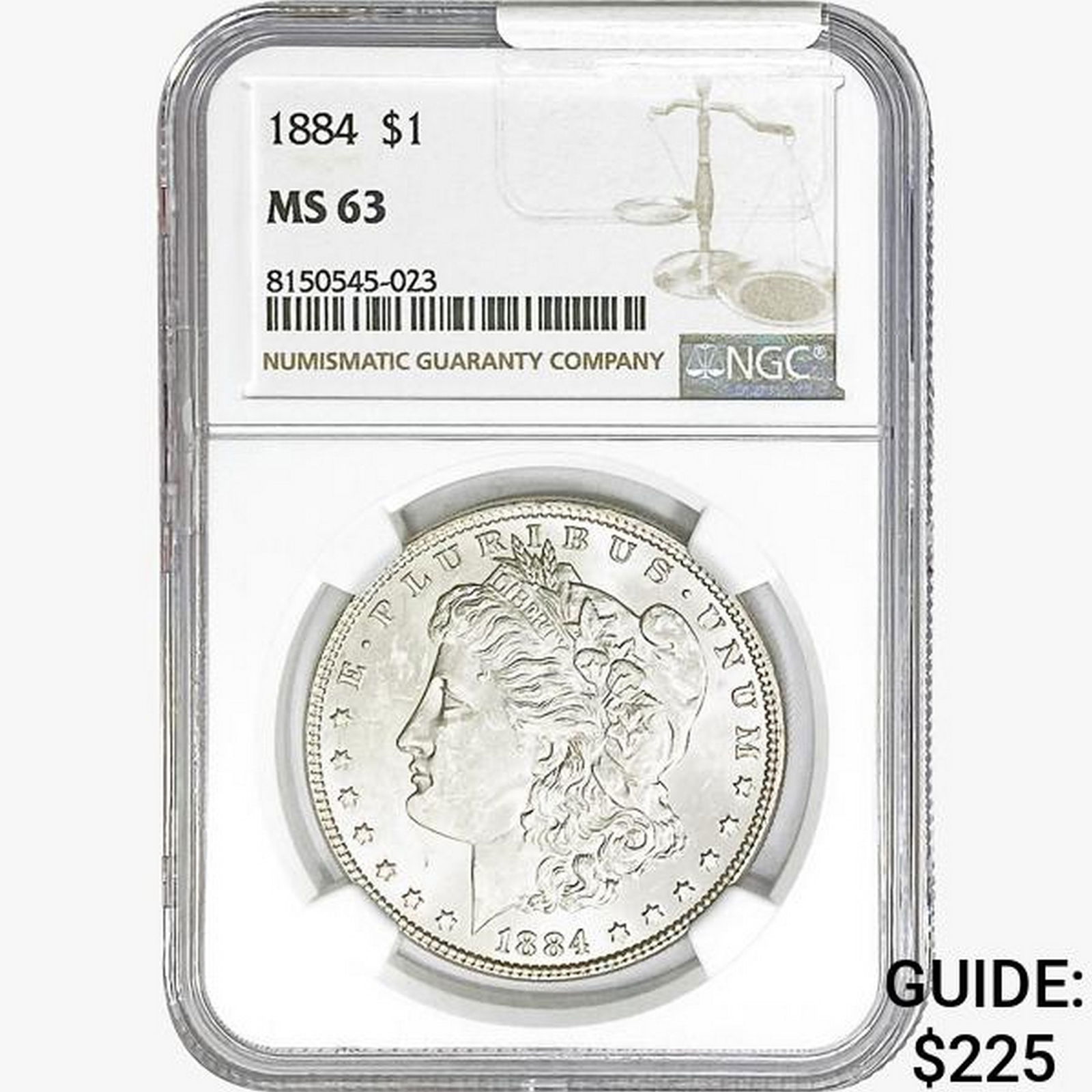 1884 Morgan Silver Dollar NGC MS63 (1 of 2)