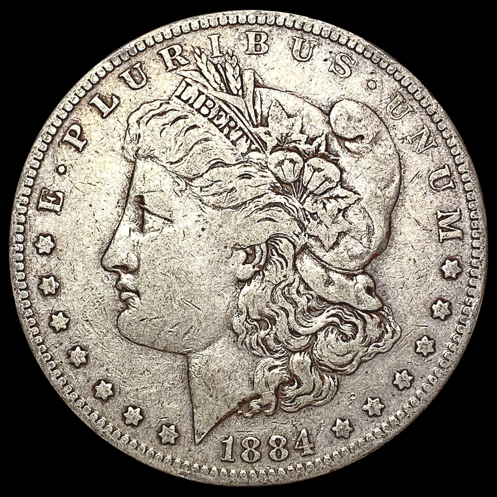 1884-S Morgan Silver Dollar NICELY CIRCULATED (1 of 2)