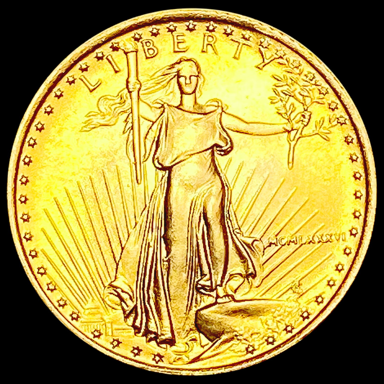 1986 1/10th oz $5 American Gold Eagle SUPERB GEM BU (1 of 2)