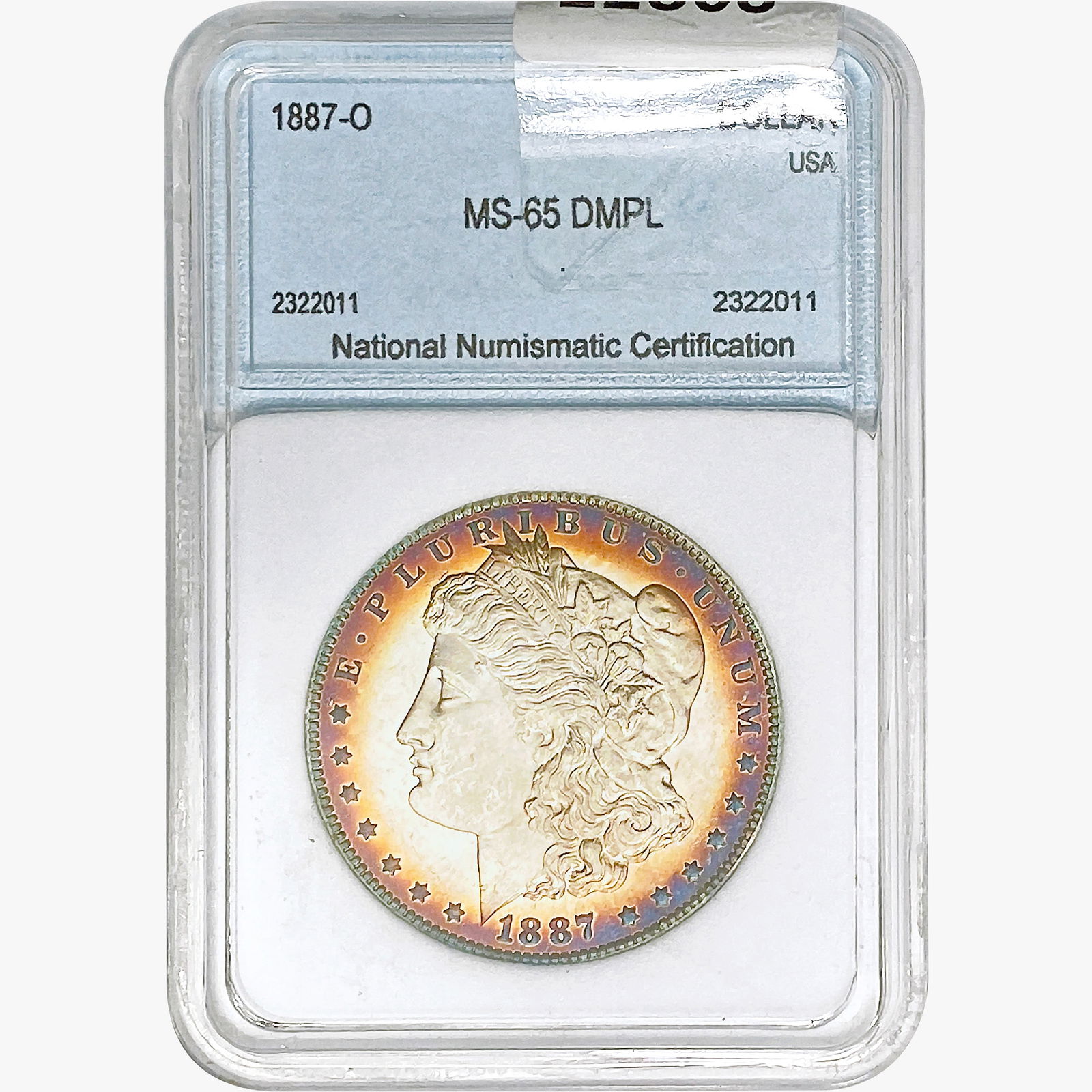 1887-O Morgan Silver Dollar NNC MS65 DMPL (1 of 2)