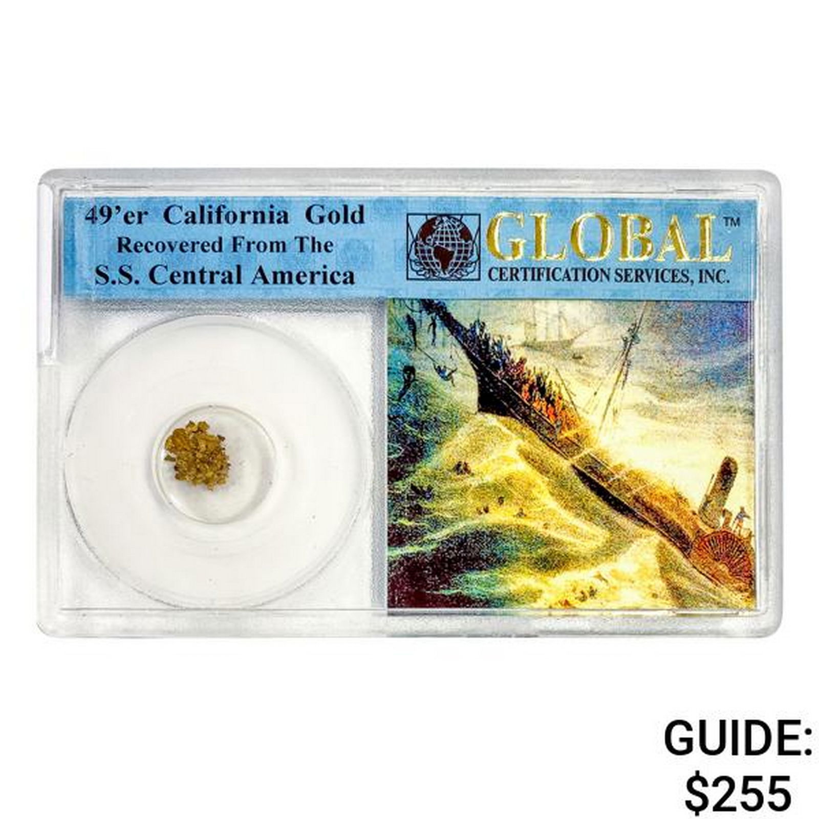 1857 49er CA Pinch of Gold S.S. Shipwreck Cen. Am. (1 of 2)