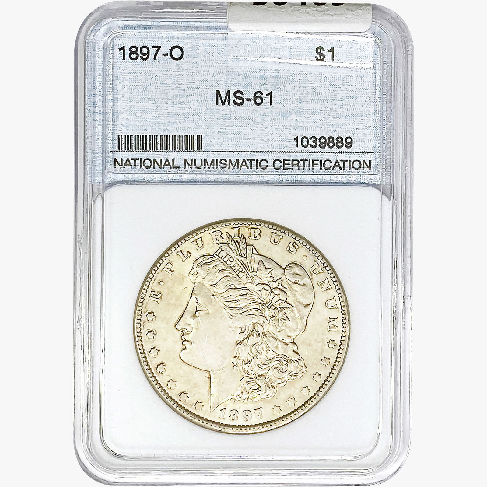 1897-O Morgan Silver Dollar NNC MS61 (1 of 2)