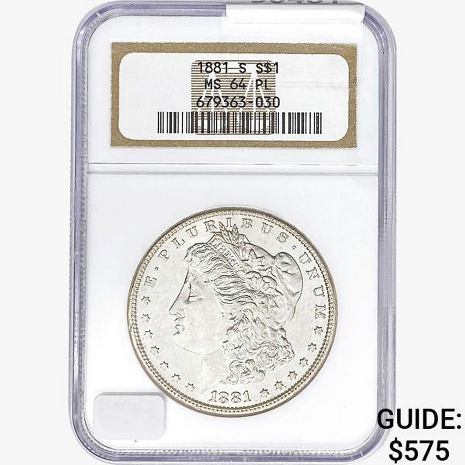 1881-S Morgan Silver Dollar NGC MS64 PL (1 of 2)