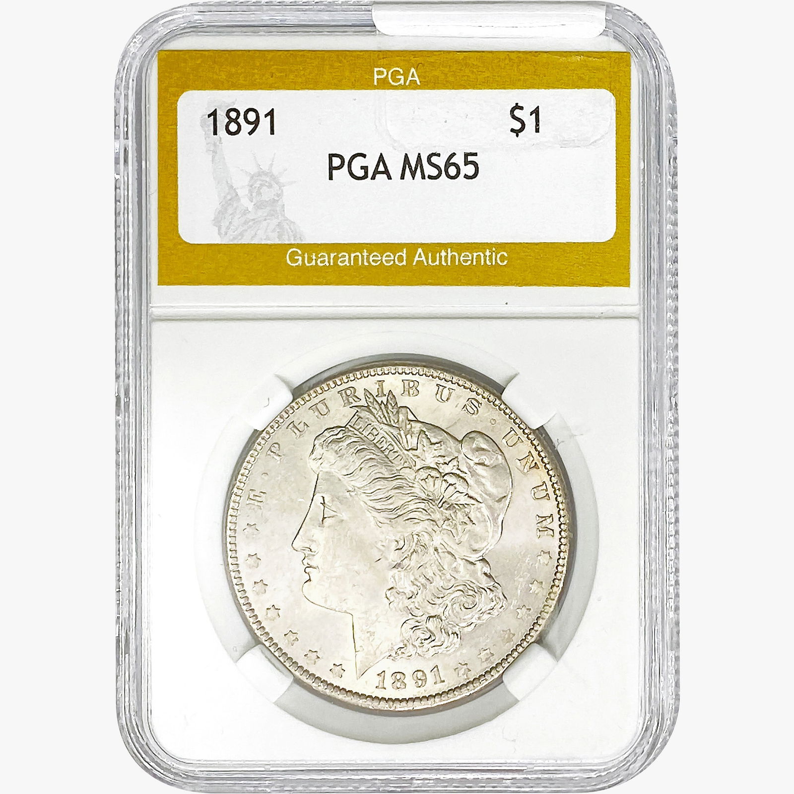 1891 Morgan Silver Dollar PGA MS65 (1 of 2)