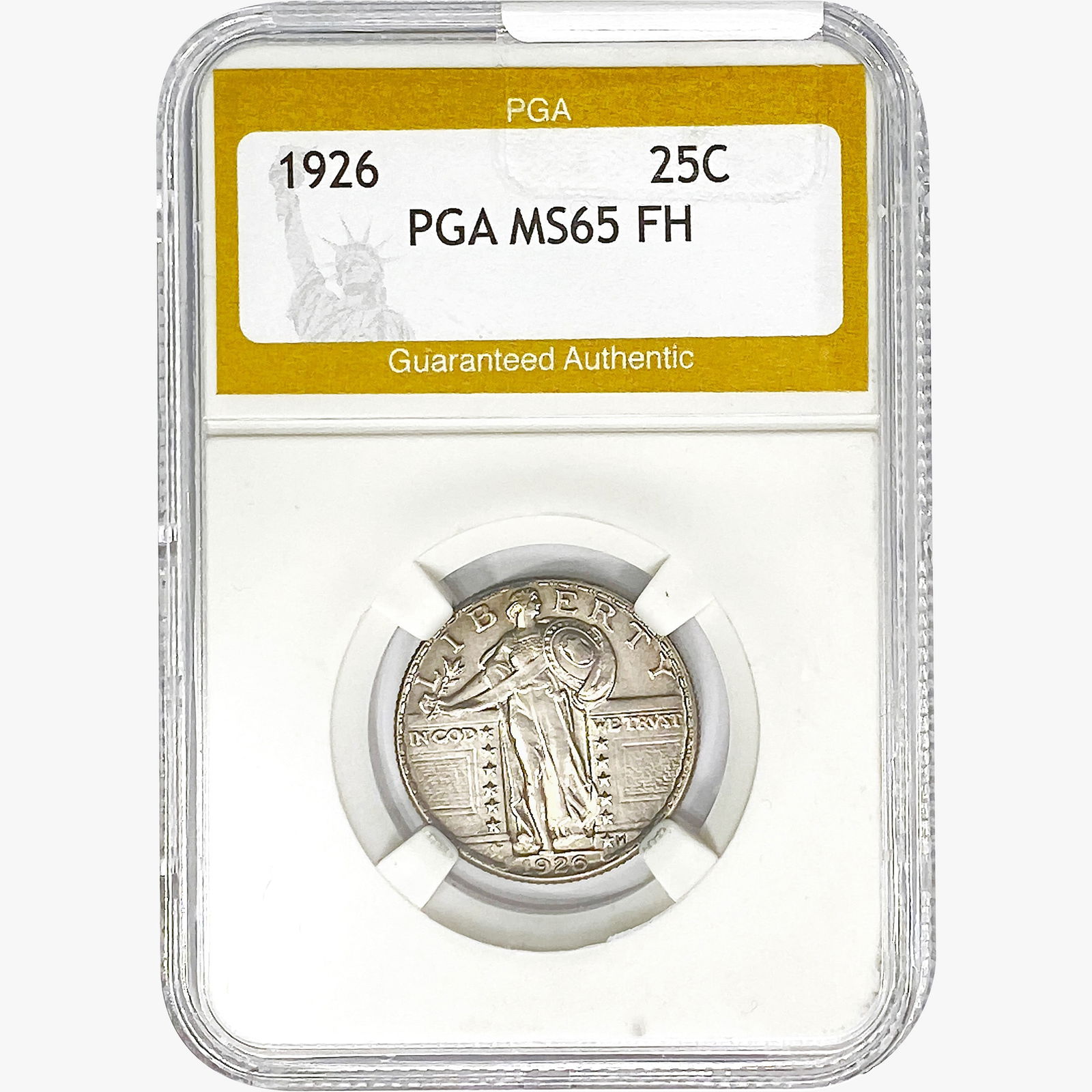 1926 Standing Liberty Quarter PGA MS65 FH (1 of 2)
