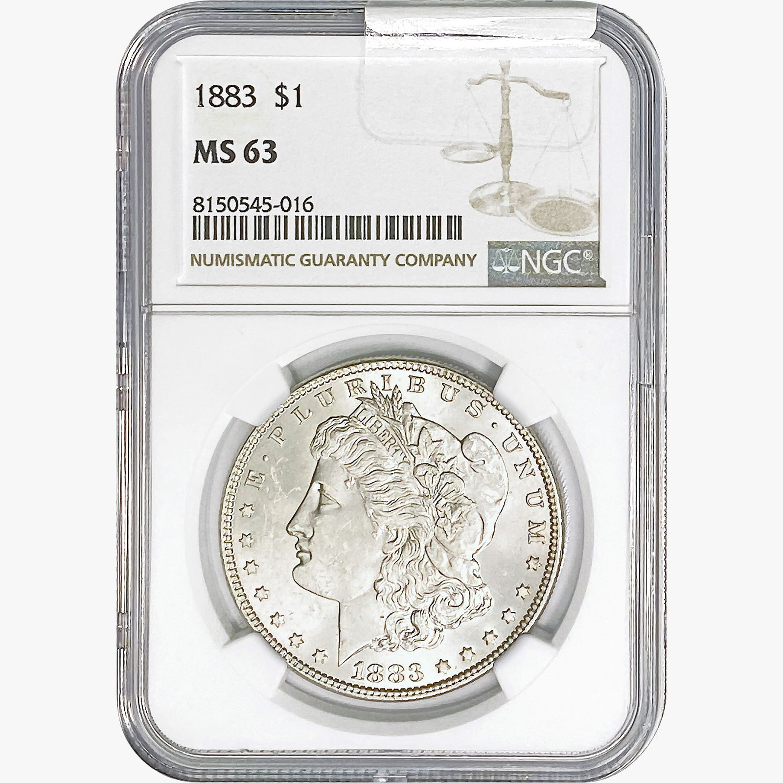 1883 Morgan Silver Dollar NGC MS63 (1 of 2)