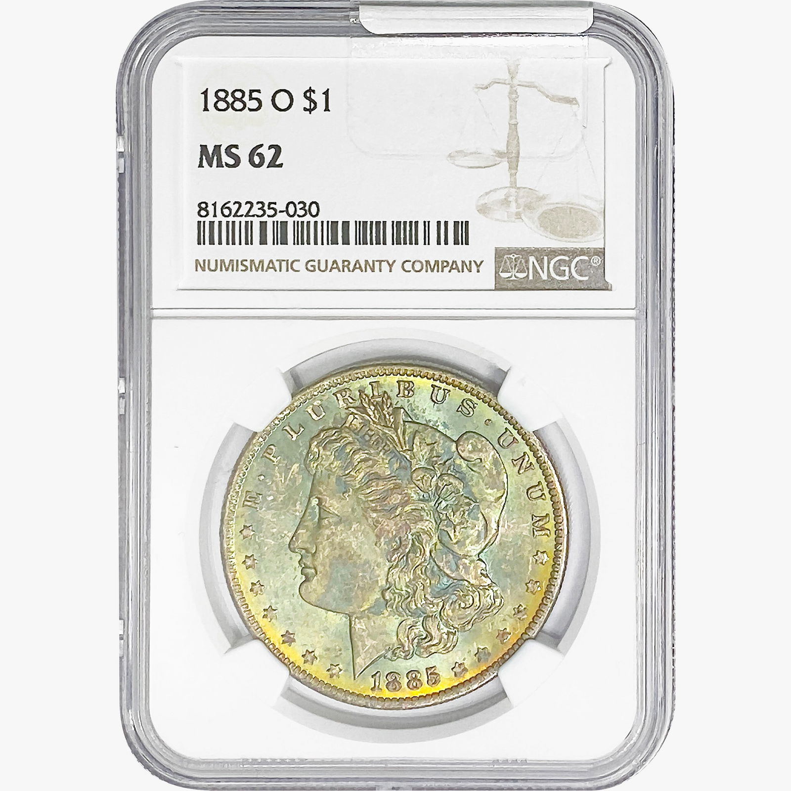 1885-O Morgan Silver Dollar NGC MS62 (1 of 2)