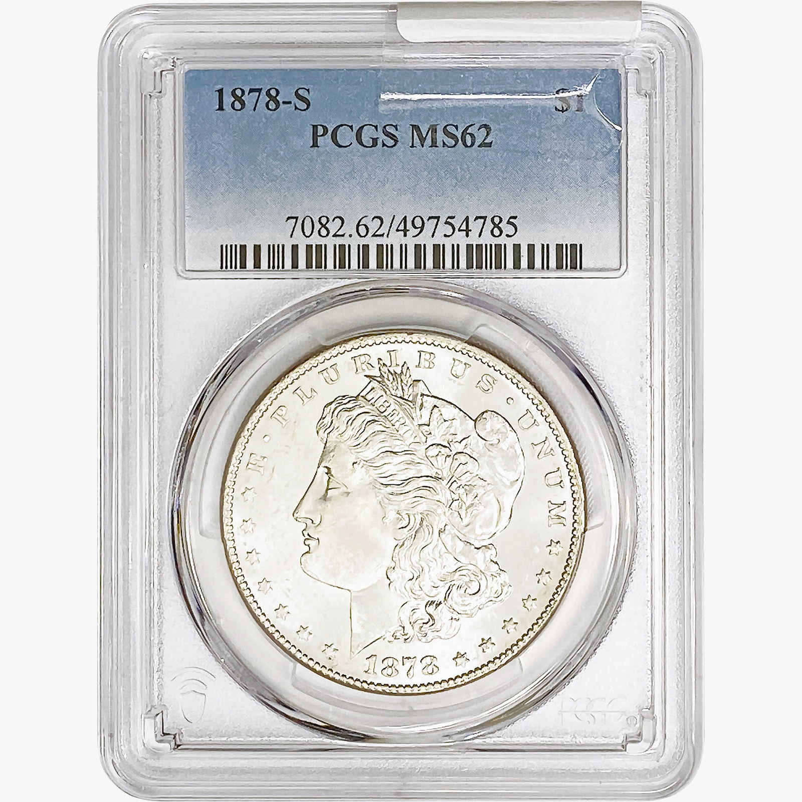 1878-S Morgan Silver Dollar PCGS MS62 (1 of 2)