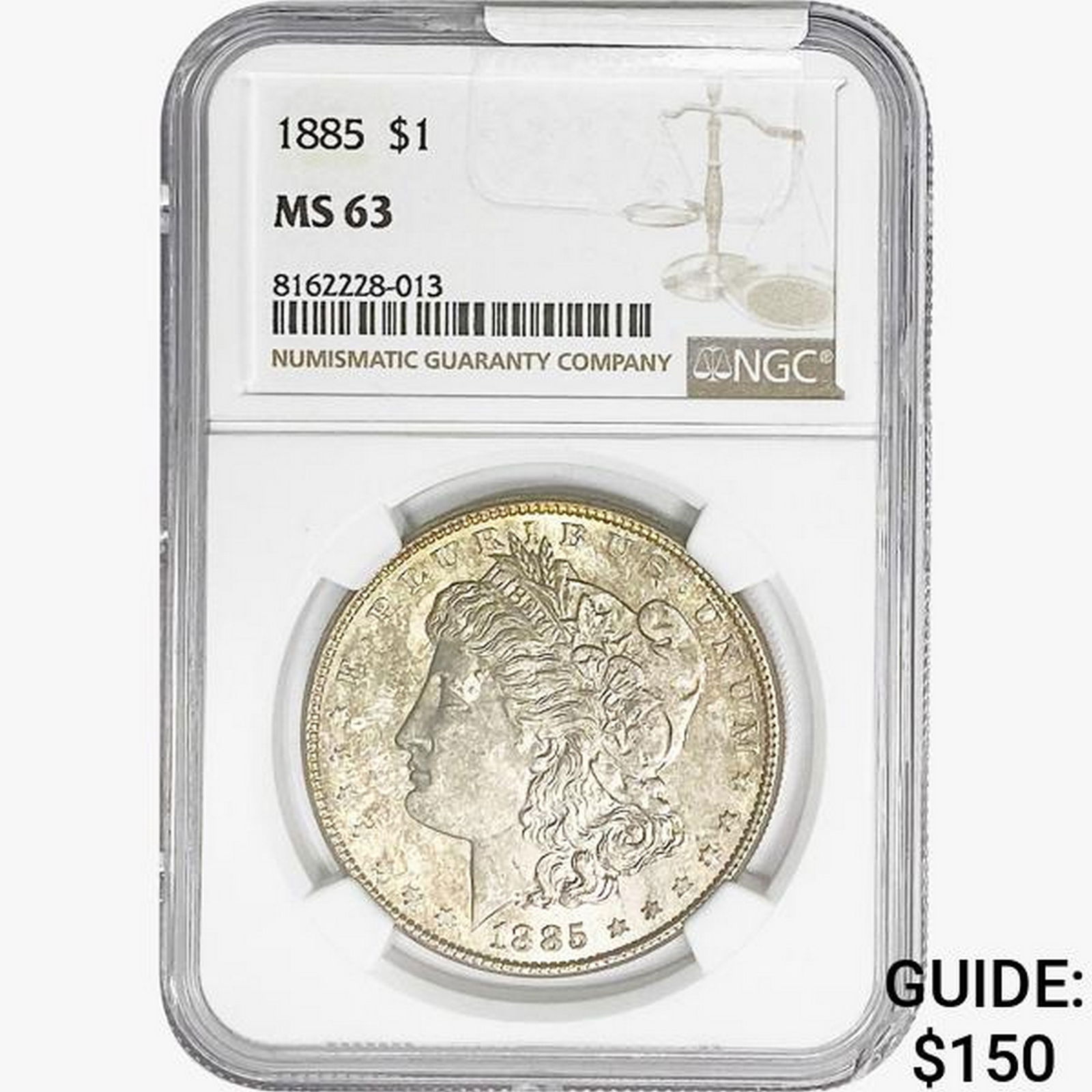 1885 Morgan Silver Dollar NGC MS63 (1 of 2)