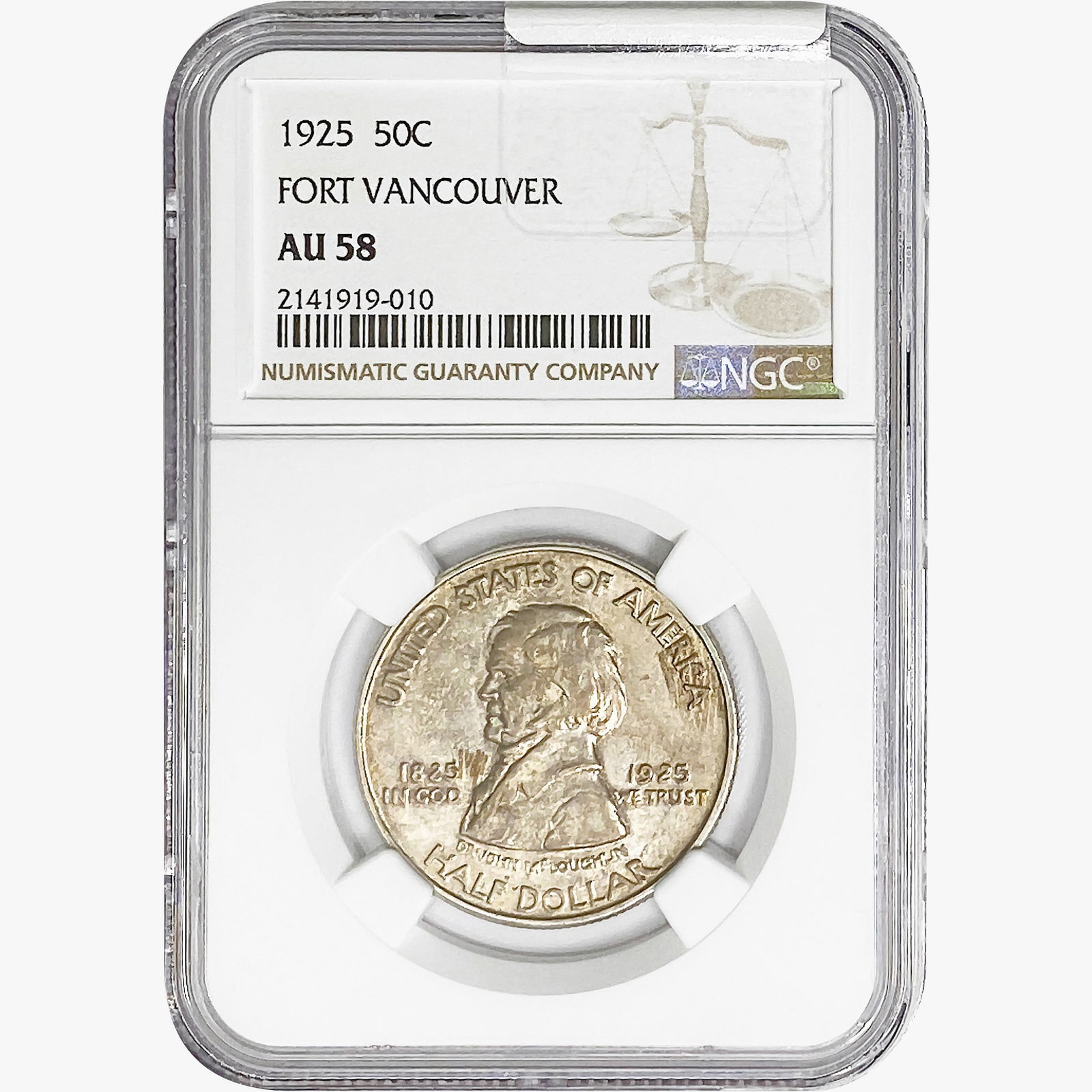 1925 Vancouver Half Dollar NGC AU58 (1 of 2)