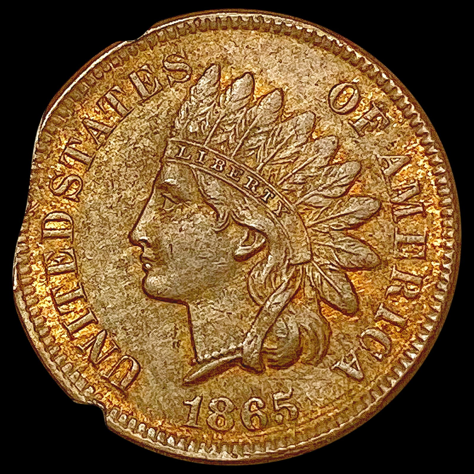 1865 Indian Head Cent HIGH GRADE (1 of 2)