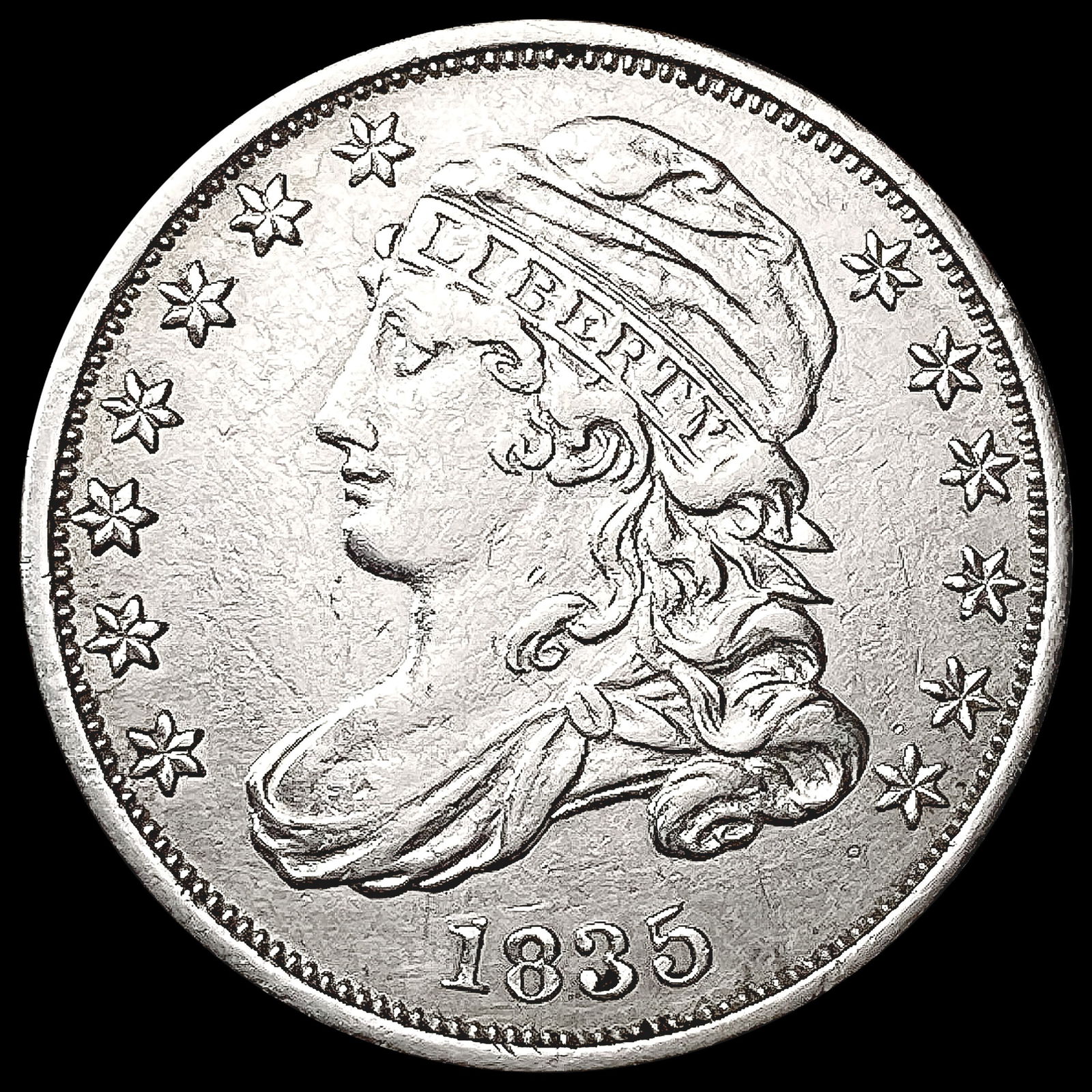 1835 Capped Bust Dime CLOSELY UNCIRCULATED (1 of 2)