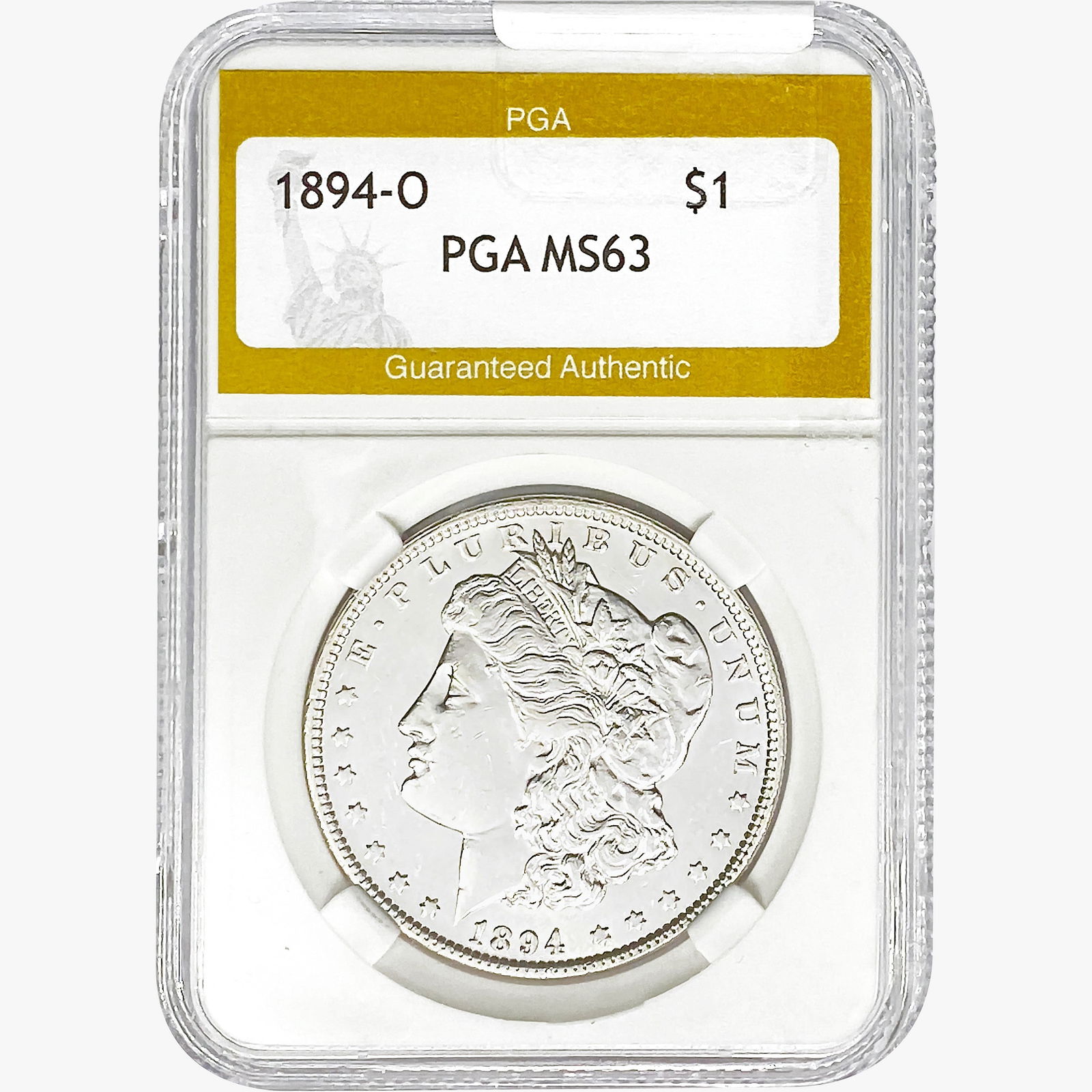 1894-O Morgan Silver Dollar PGA MS63 (1 of 2)