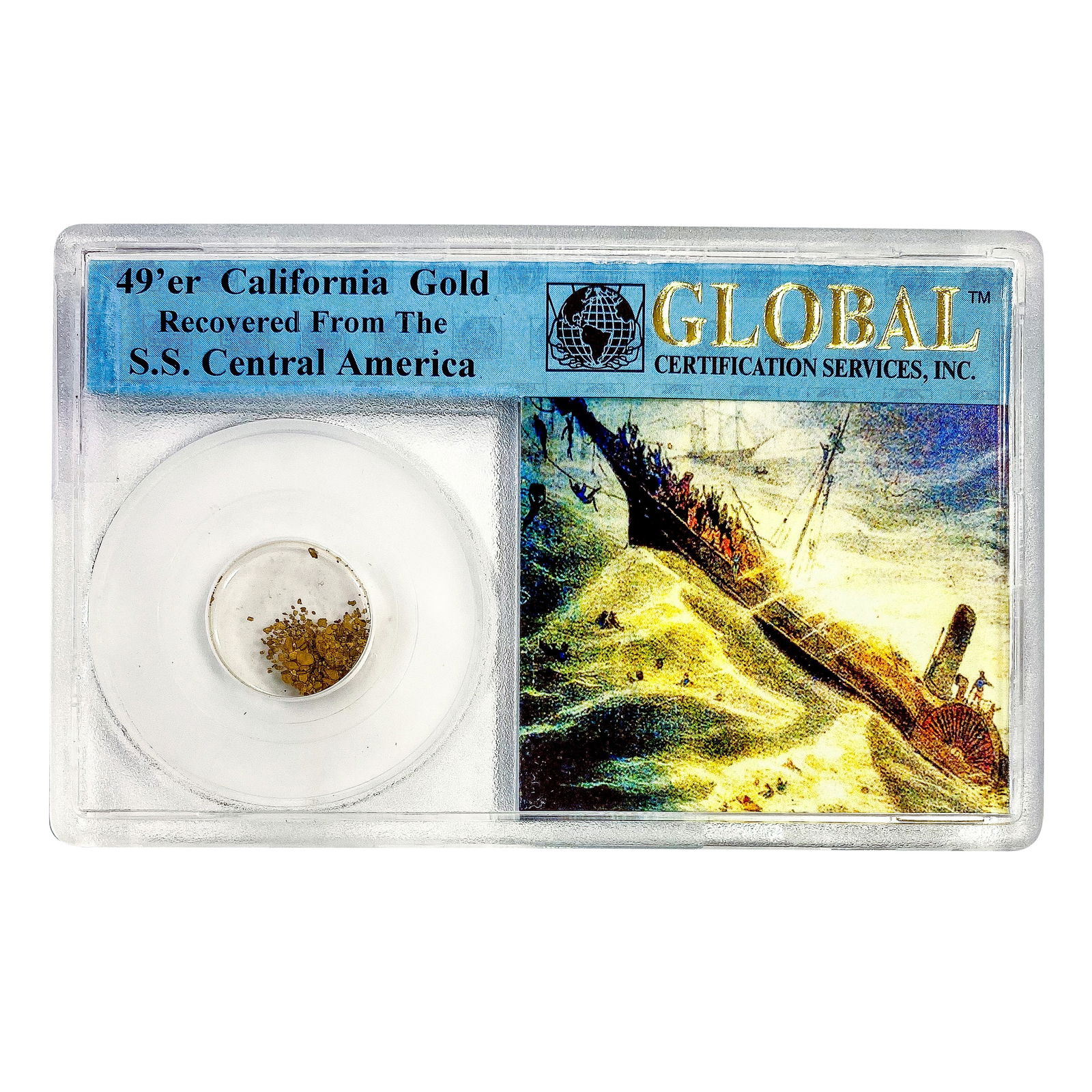 1857 49er CA Pinch of Gold S.S. Shipwreck Cen. Am. (1 of 2)