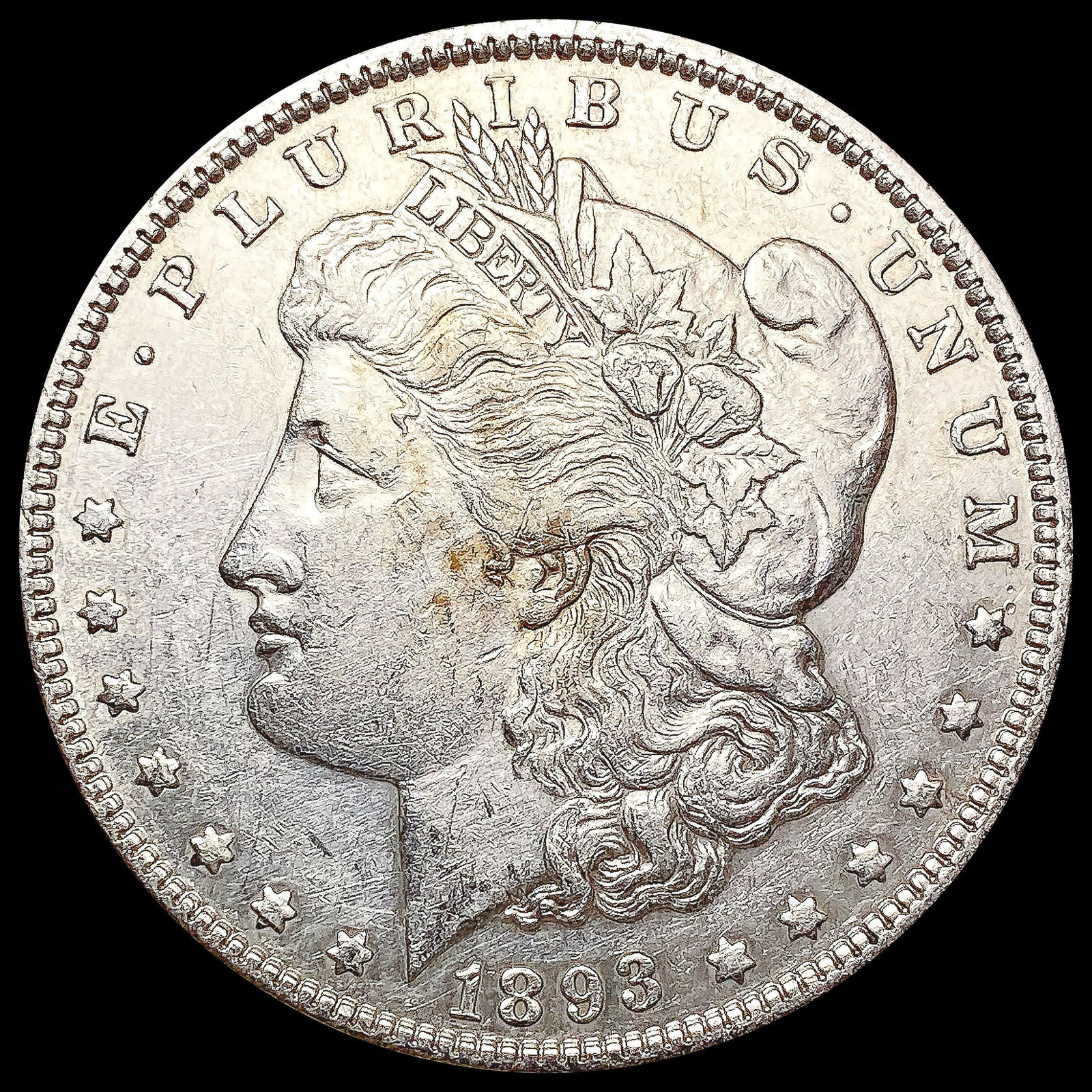 1893 Morgan Silver Dollar CLOSELY UNCIRCULATED (1 of 2)