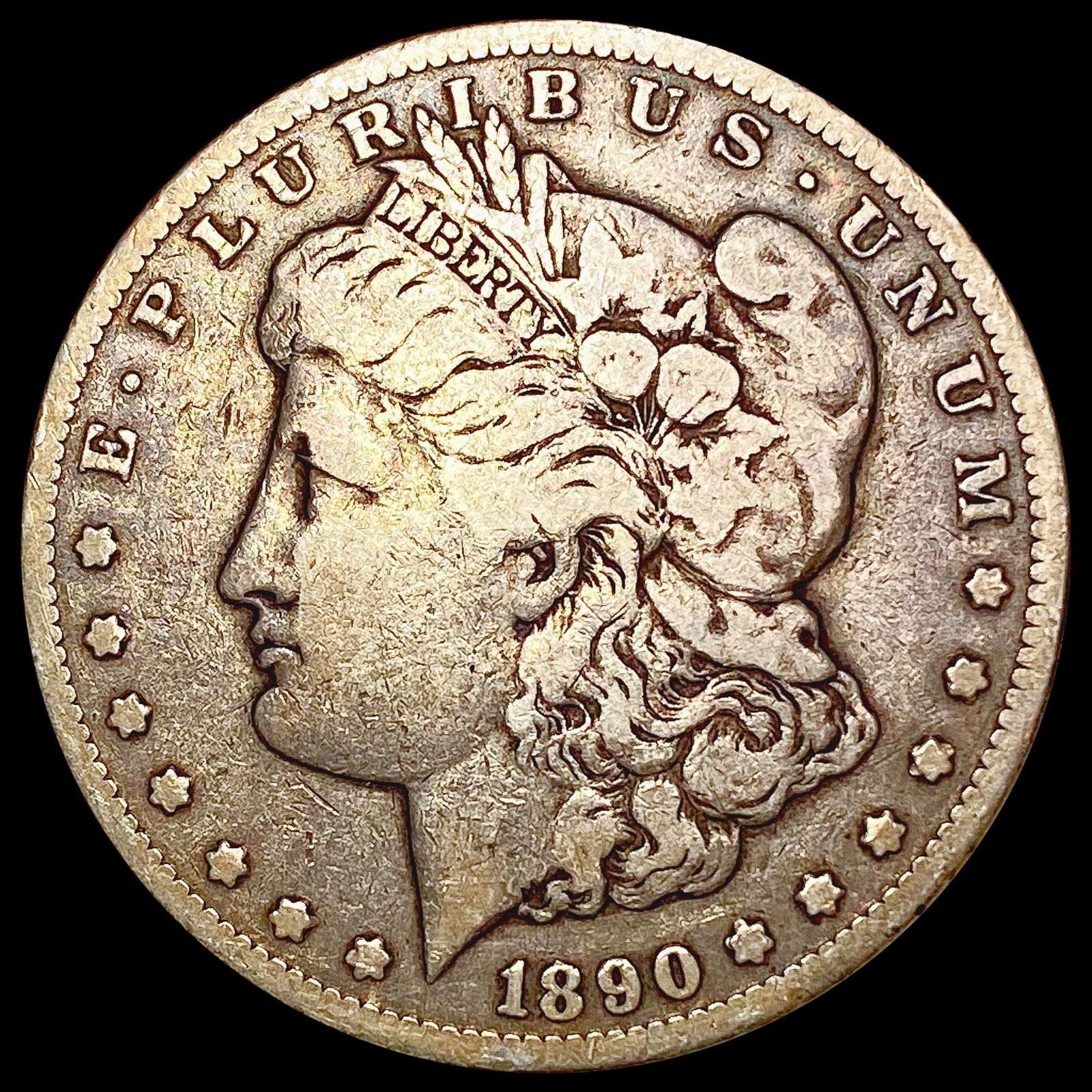 1890-CC Morgan Silver Dollar LIGHTLY CIRCULATED (1 of 2)