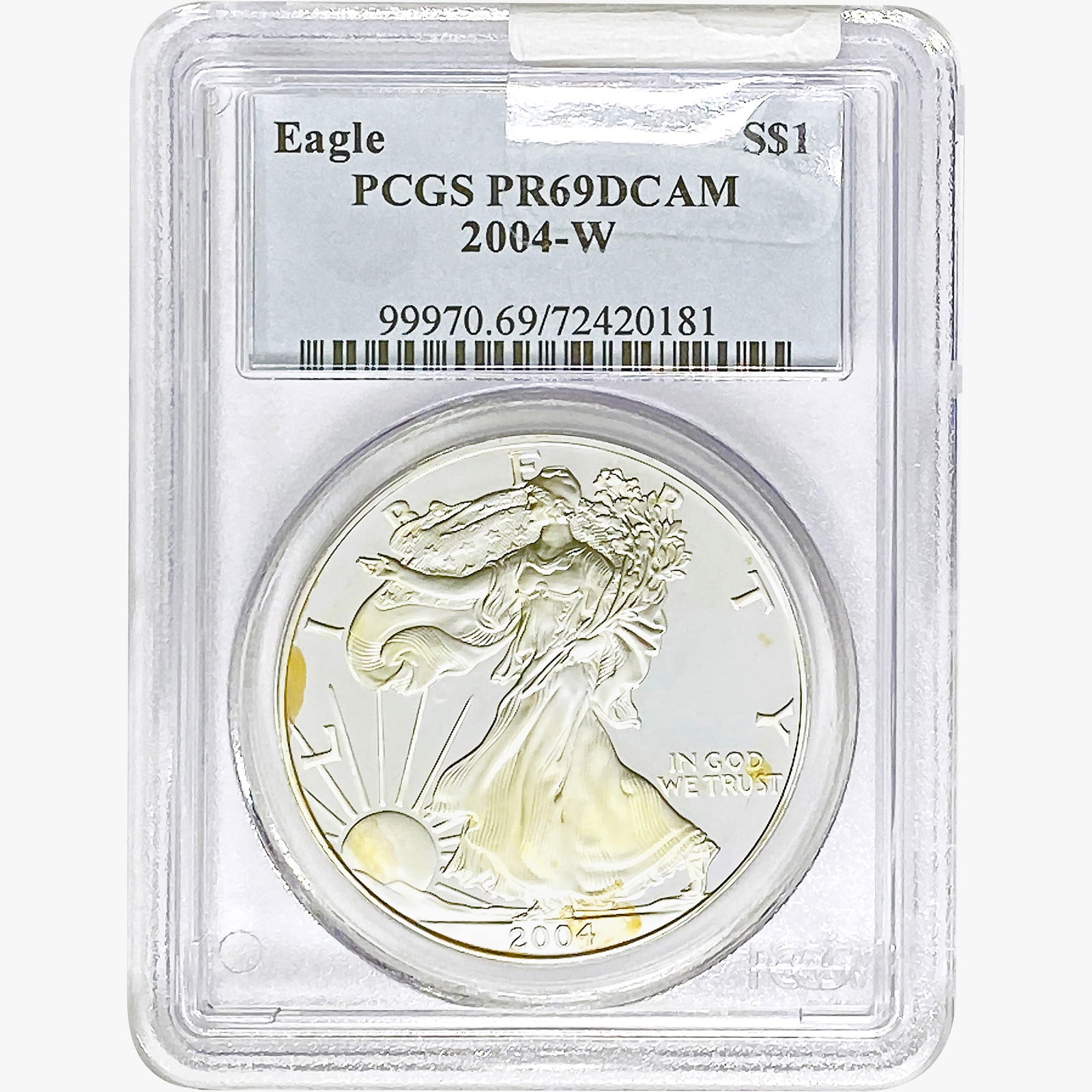 2004-W Silver Eagle PCGS PR69 DCAM (1 of 2)