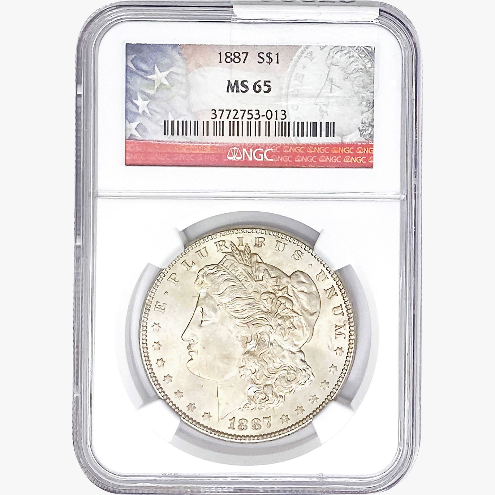 1887 Morgan Silver Dollar NGC MS65 (1 of 2)