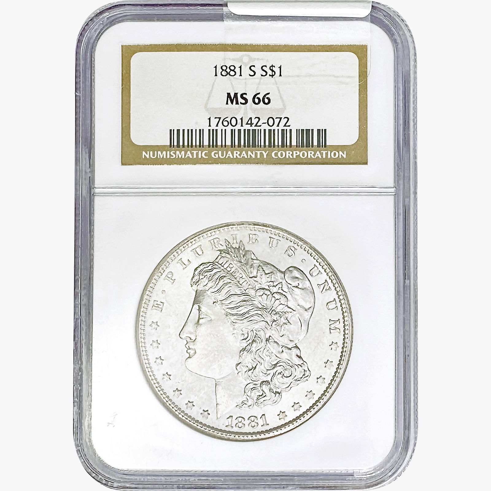 1881-S Morgan Silver Dollar NGC MS66 (1 of 2)