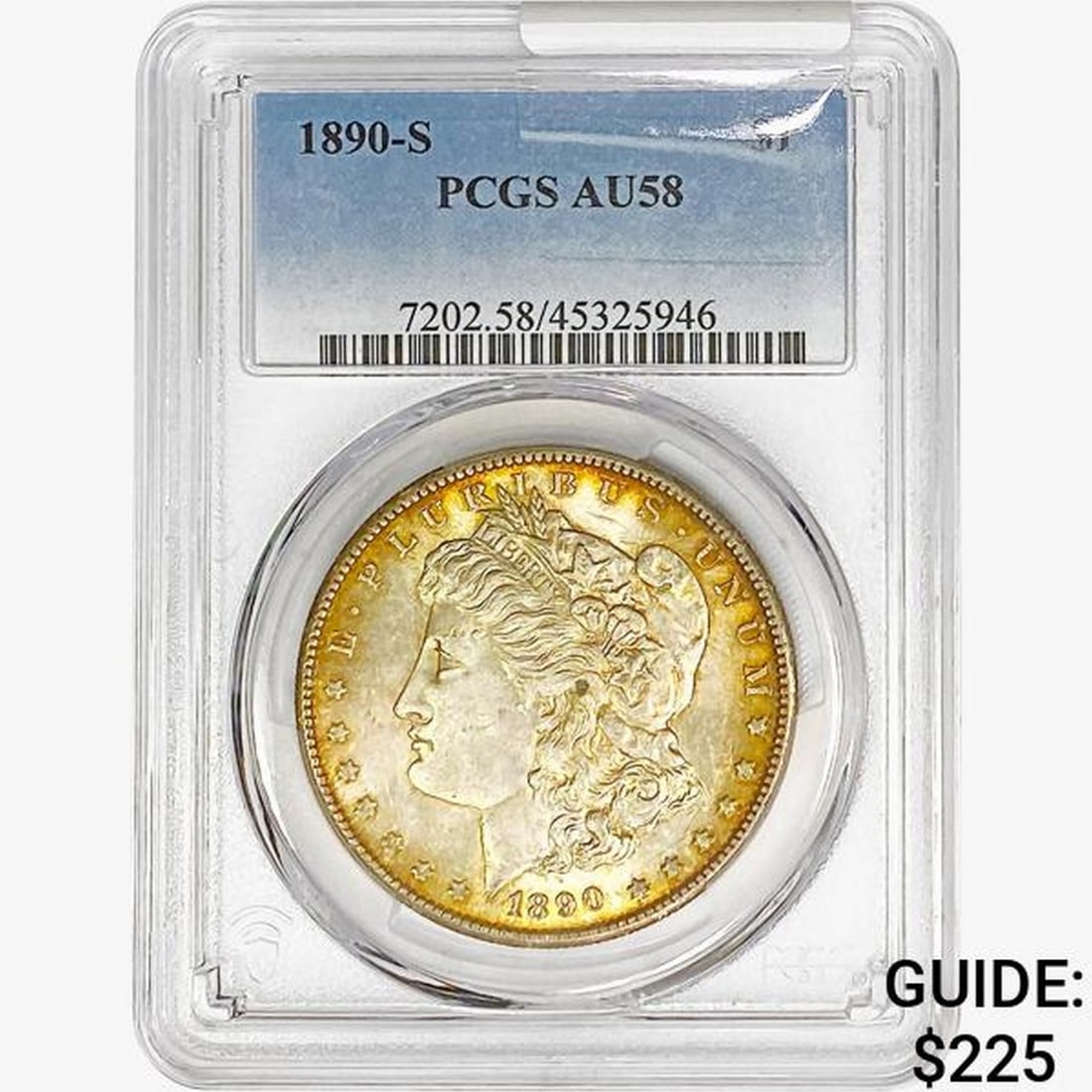 1890-S Morgan Silver Dollar PCGS AU58 (1 of 2)